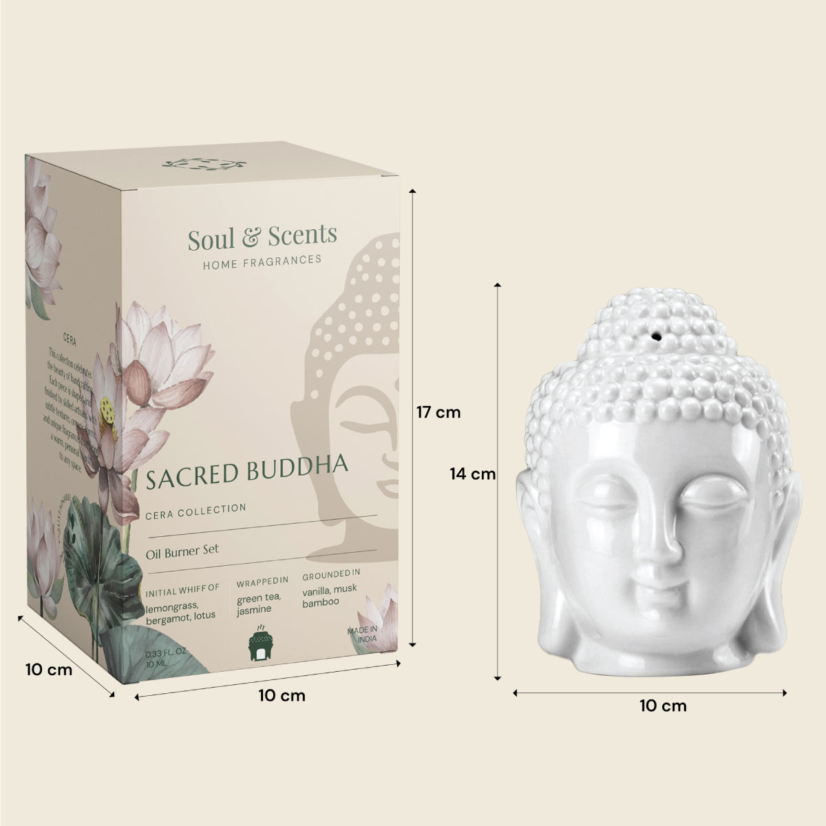 Sacred Buddha Tea Light Burner
