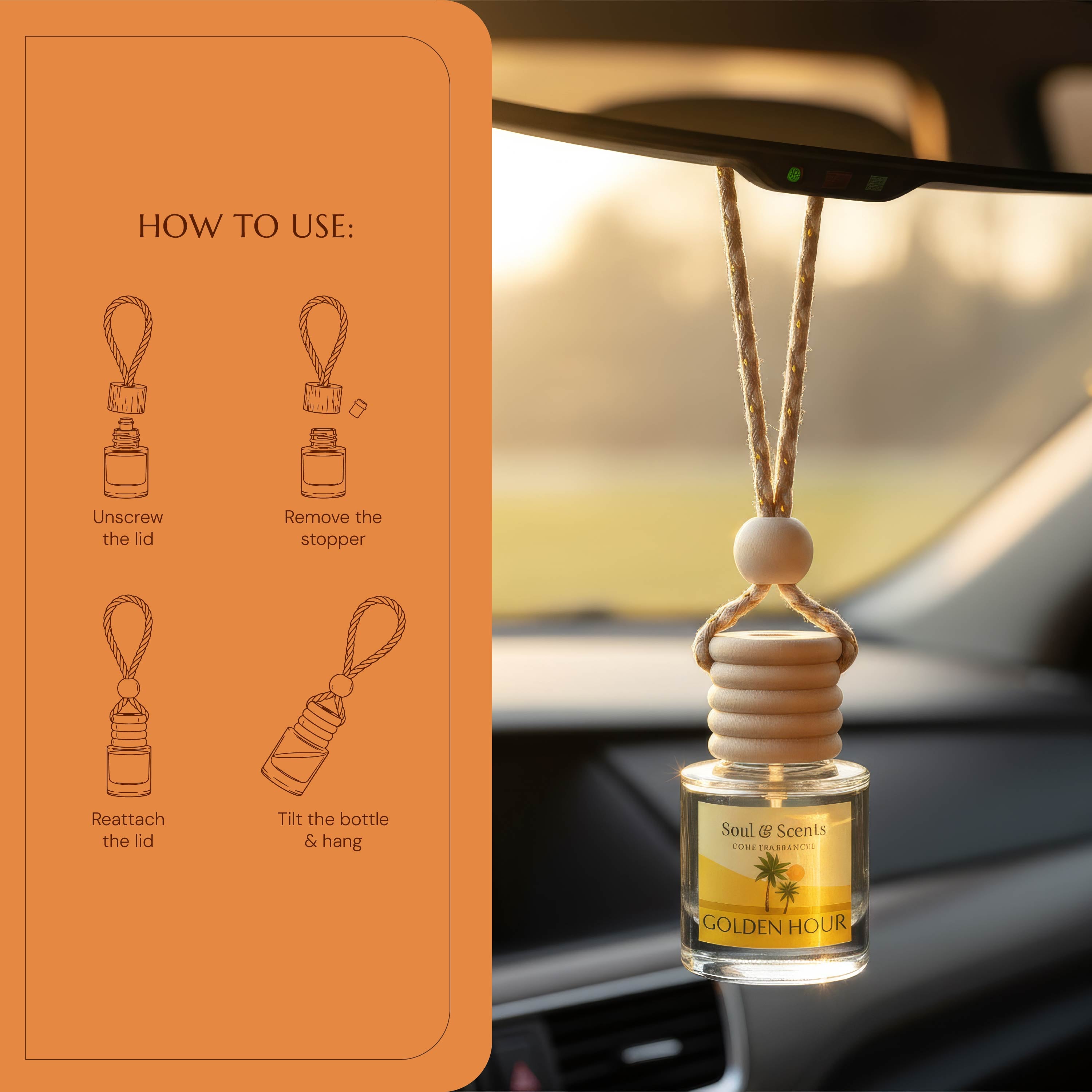 Golden Hour Car Hanging
