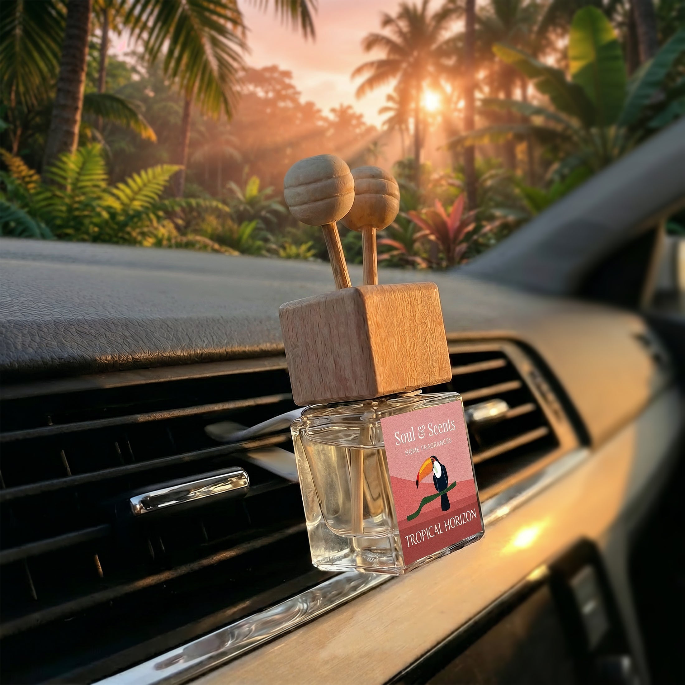 Tropical Horizon Car Hanging