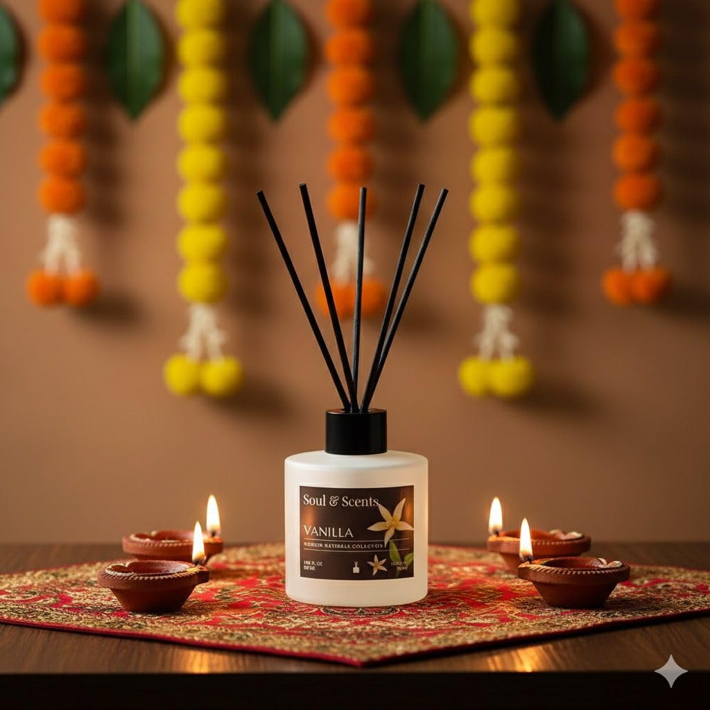 Gift Set 50ml Vanilla Reed Diffuser + 140g Potpourri