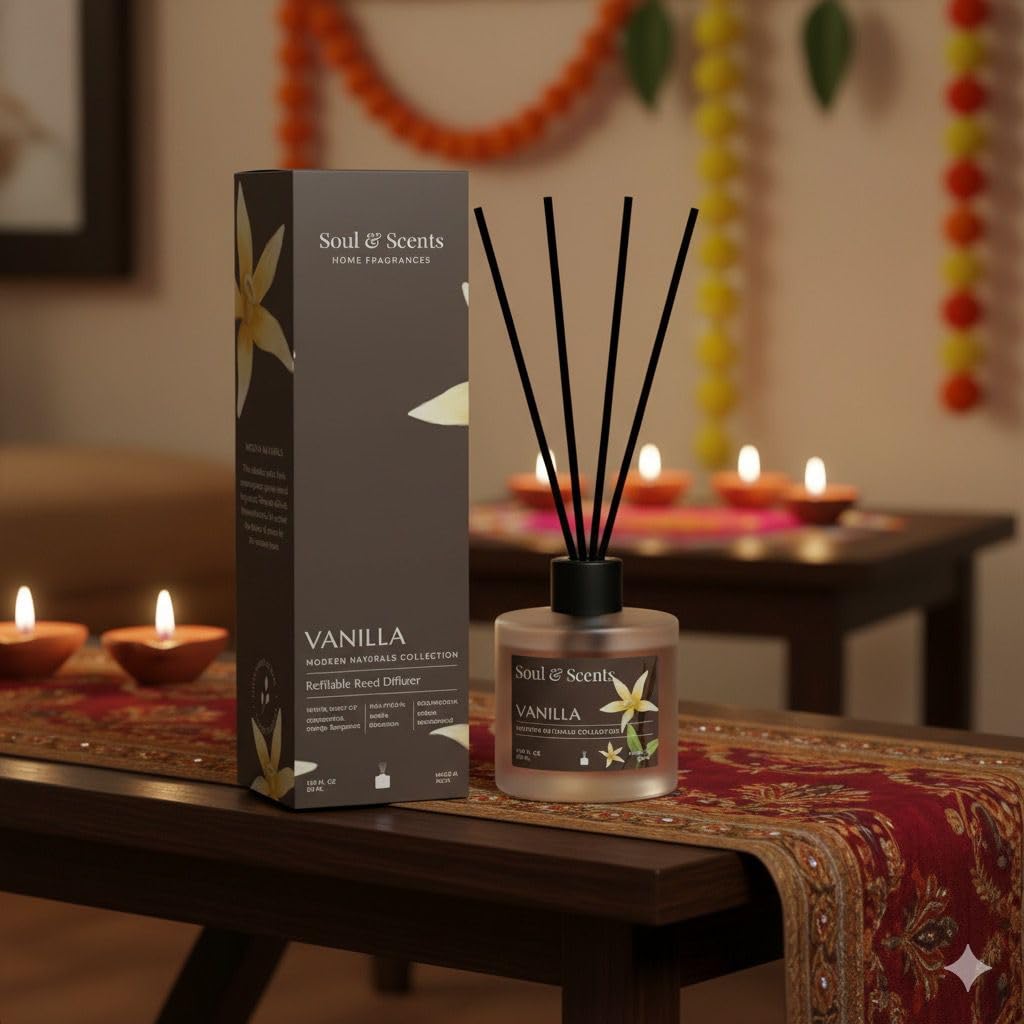 Gift Set 50ml Vanilla Reed Diffuser + 140g Potpourri