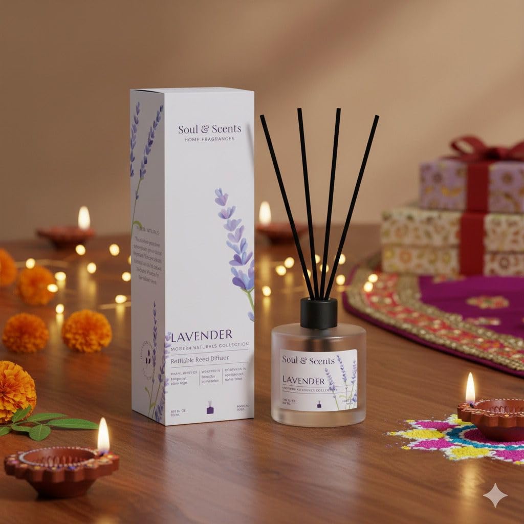 Gift Set 50ml Lavender Reed Diffuser + 140g Potpourri