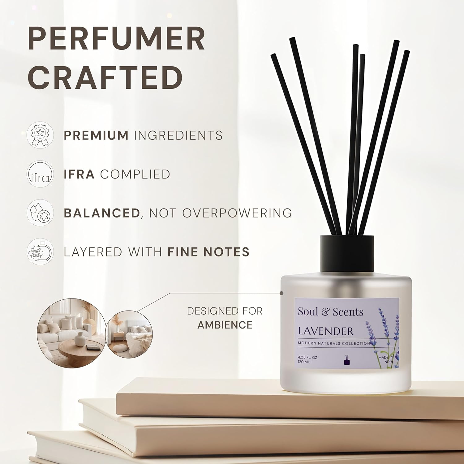 Lavender Reed Diffuser 120 ml Pack of 2