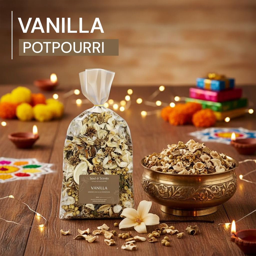 Gift Set 50ml Vanilla Reed Diffuser + 140g Potpourri