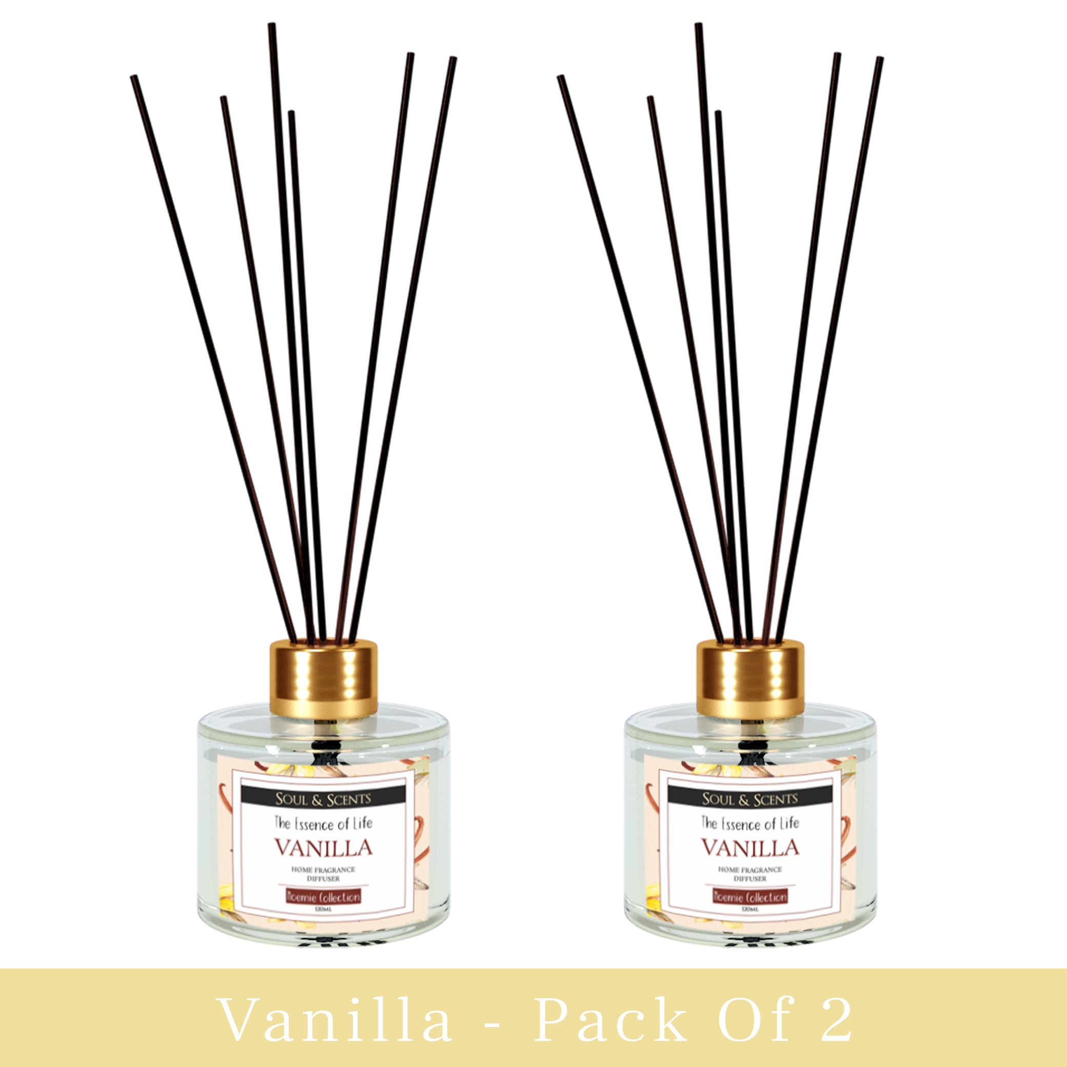 Vanilla Reed Diffuser 120 ml Pack of 2