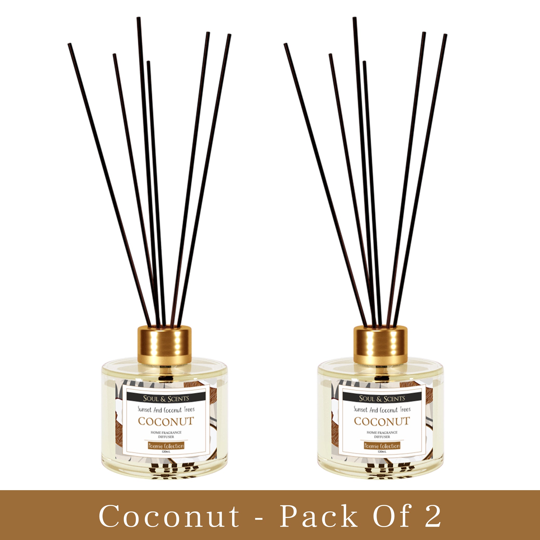 Coconut Reed Diffuser 120 ml Pack of 2