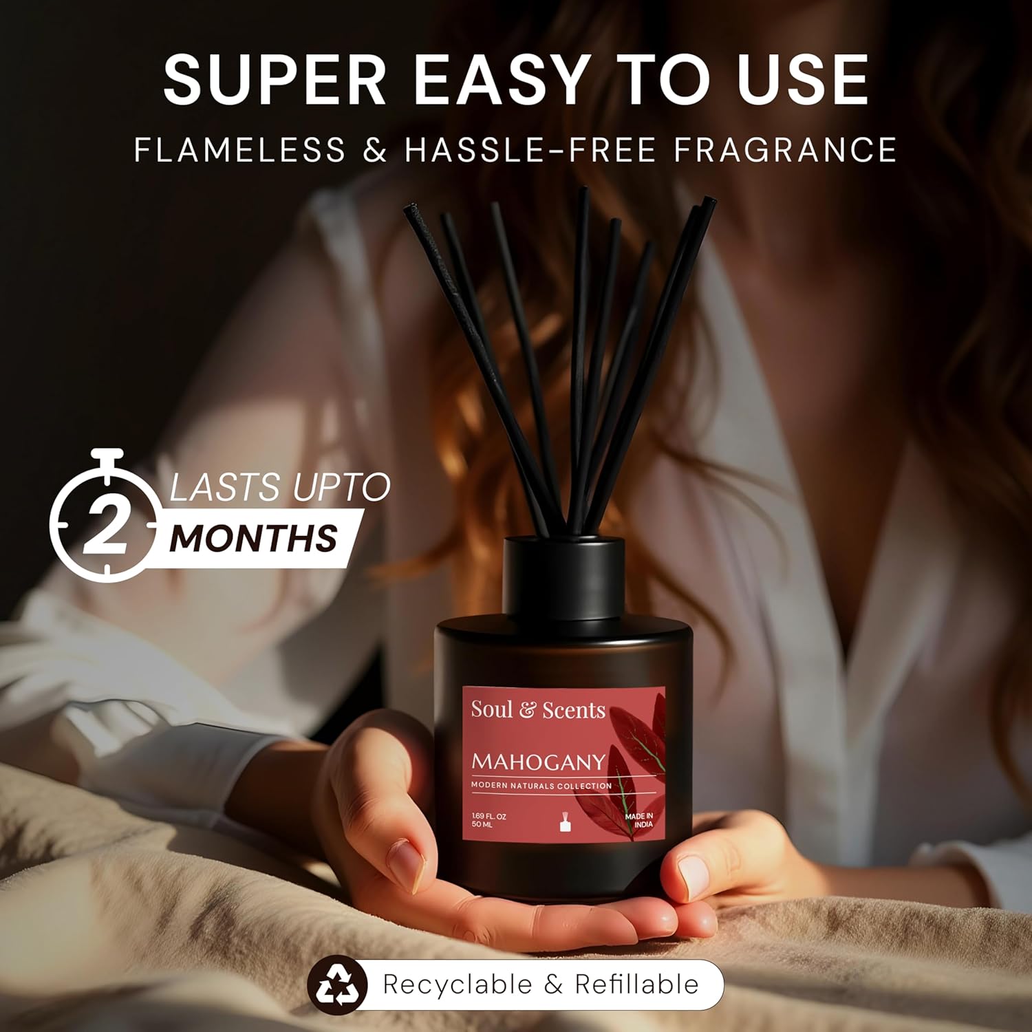 Mahogany Reed Diffuser 50 ml