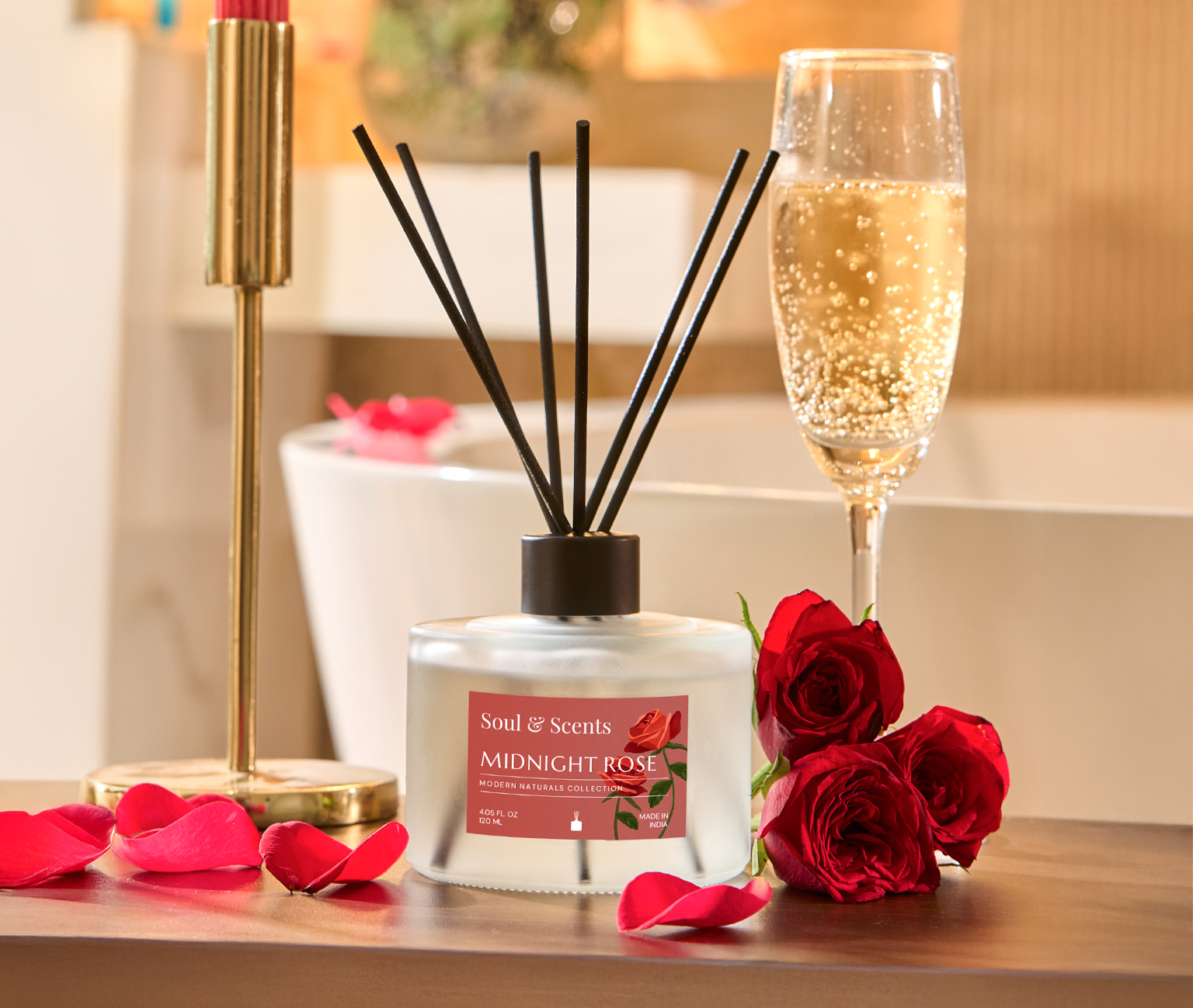 Midnight Rose Reed Diffuser 120 ml