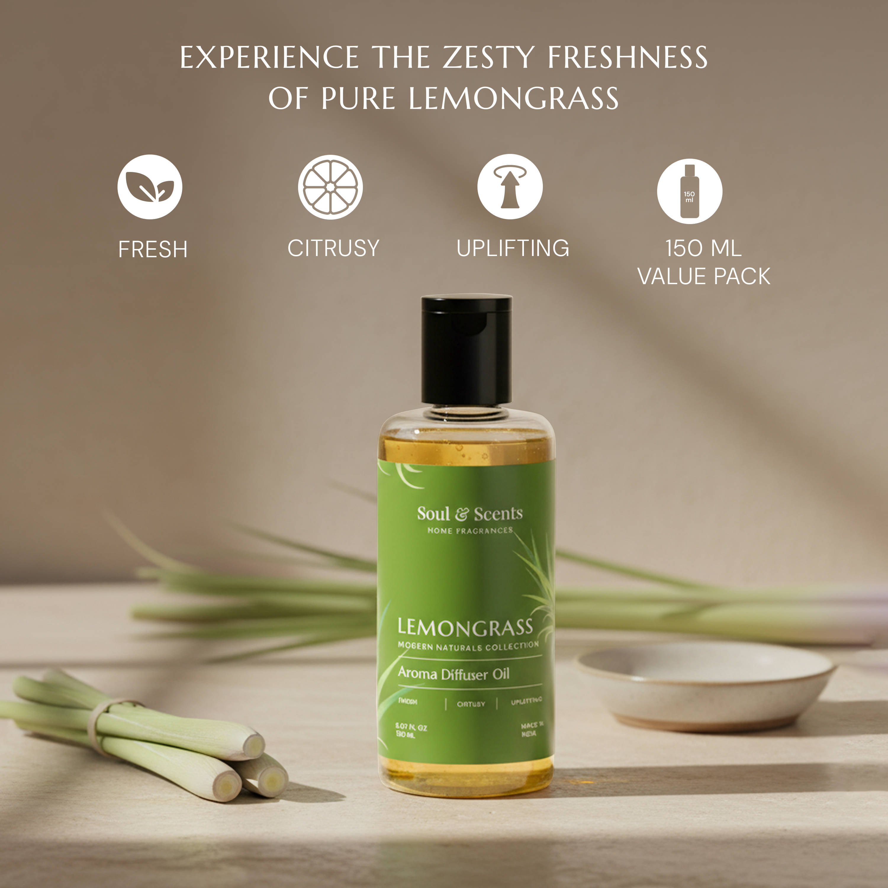 Lemongrass Aroma Diffuser Oil 150ml