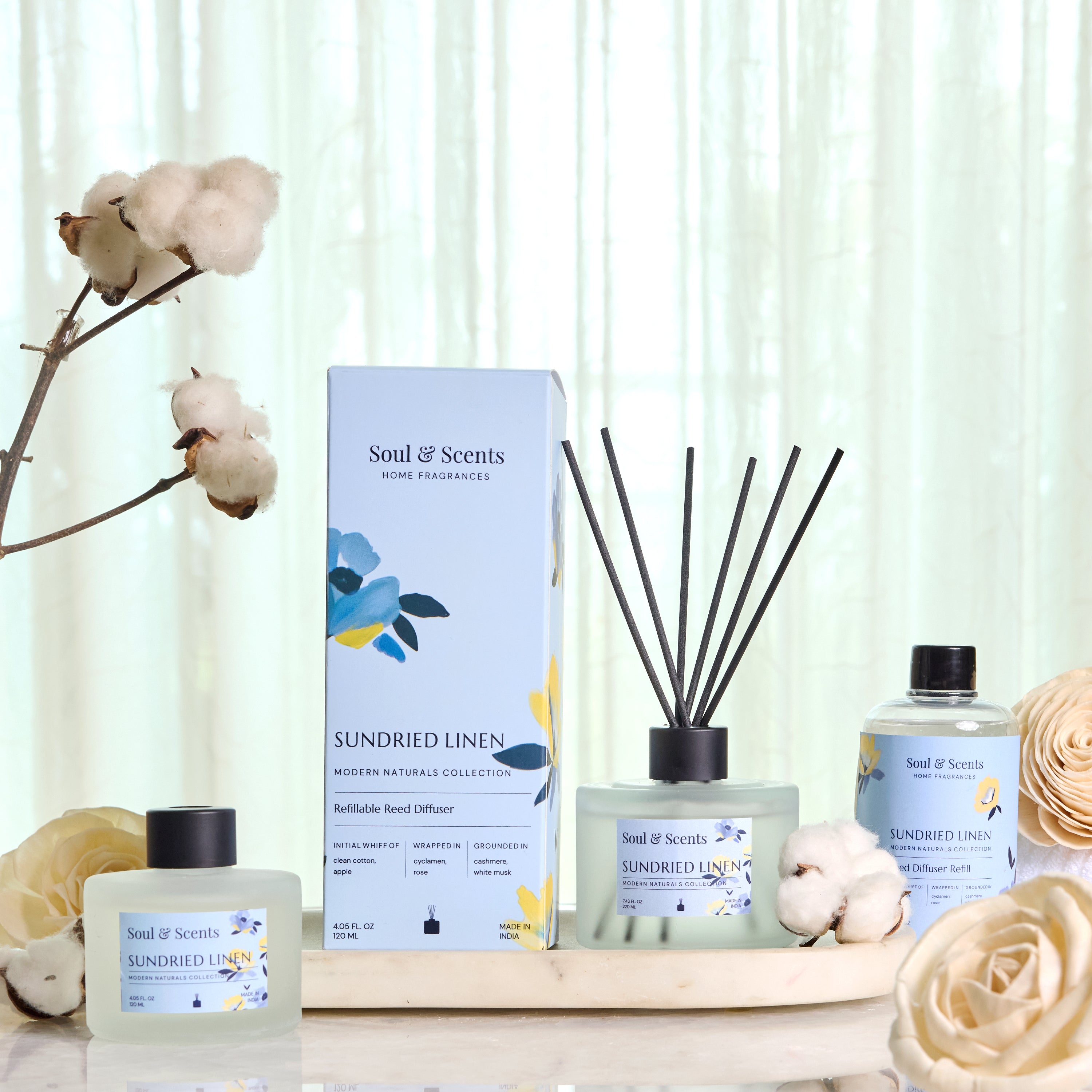 Sundried Linen Reed Diffuser 120 ml
