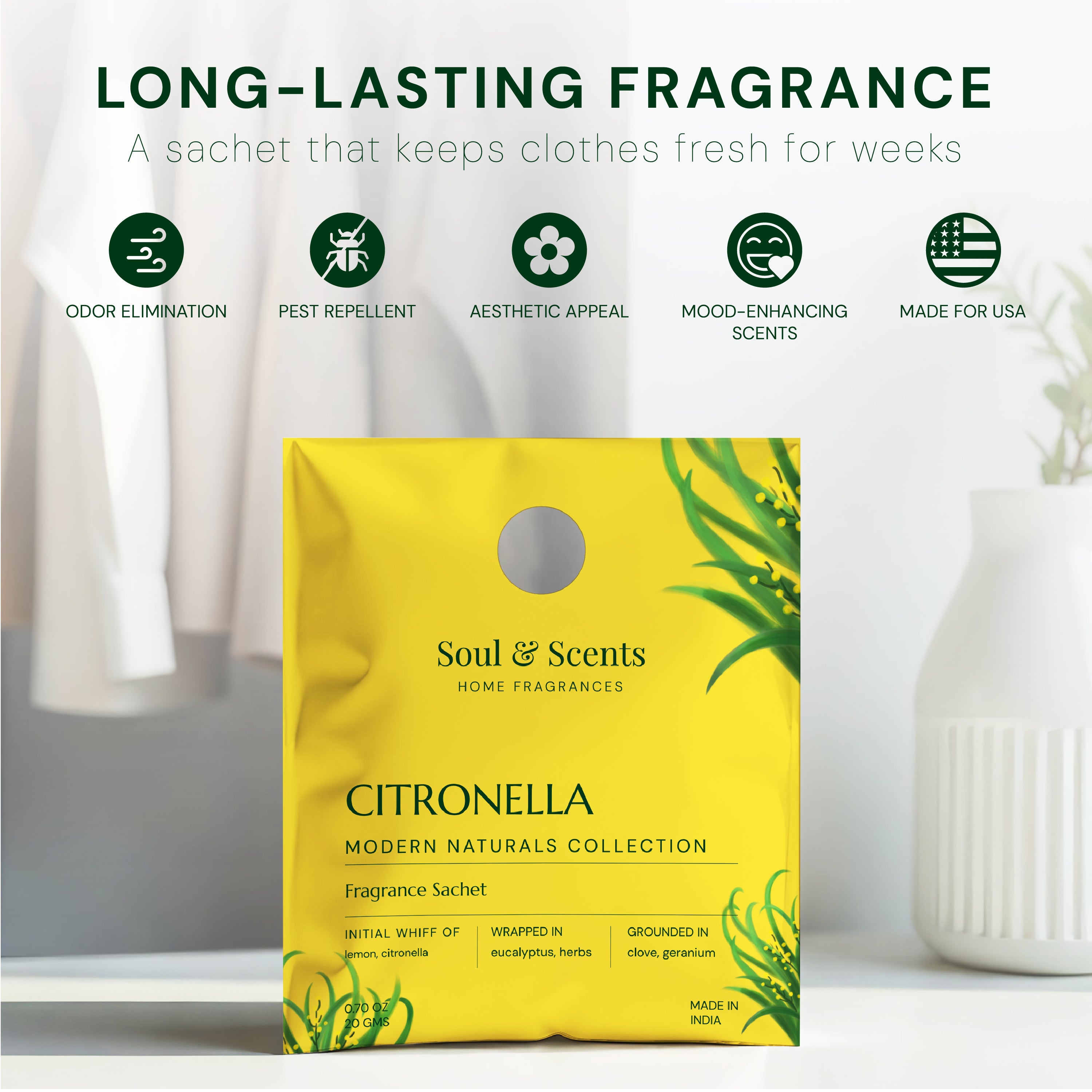 Citronella Fragrance Sachet