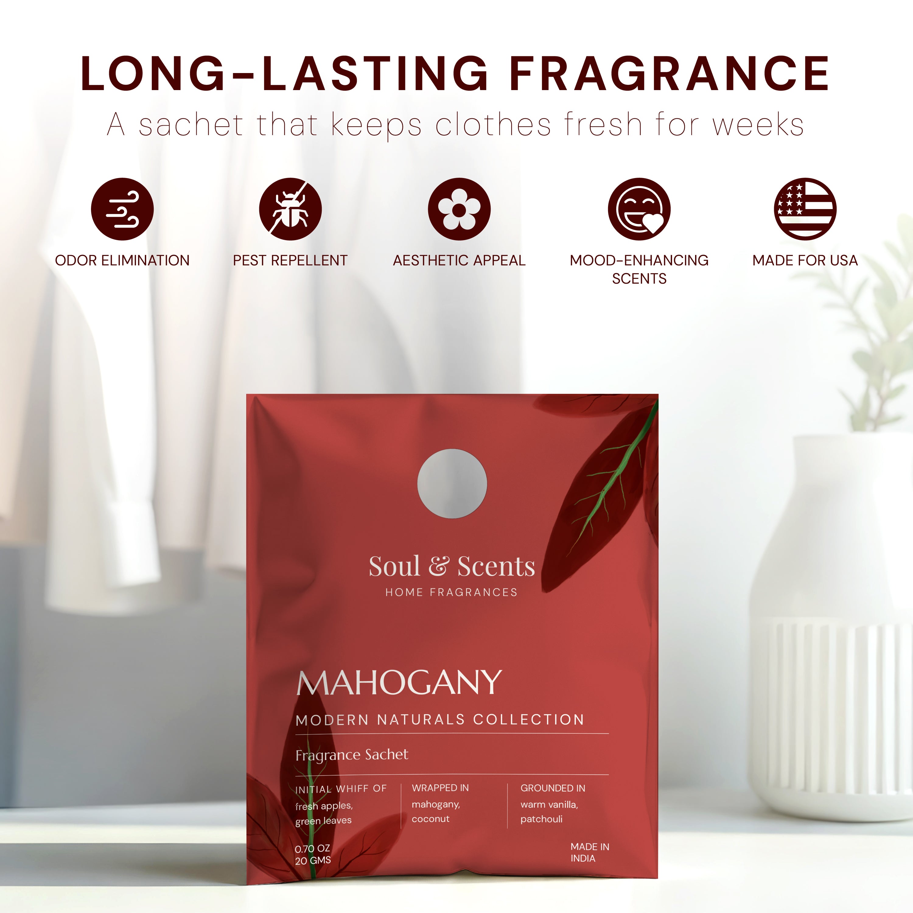 Mahogany Fragrance Sachet