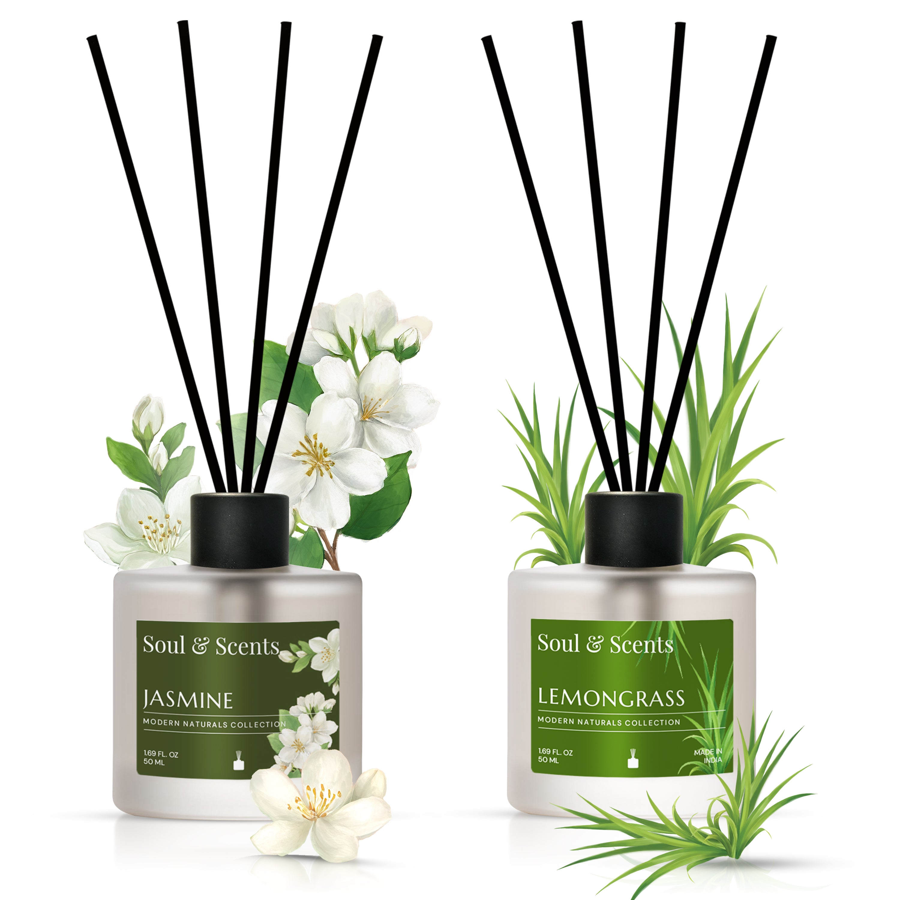 JASMINE + LEMONGRASS REED DIFFUSER 50ML