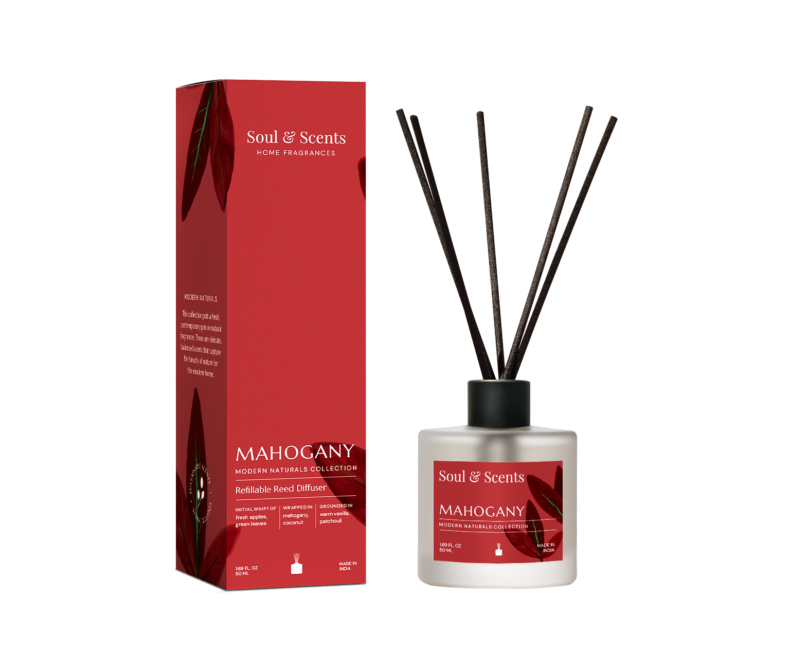 Mahogany reed diffuser 50 ml