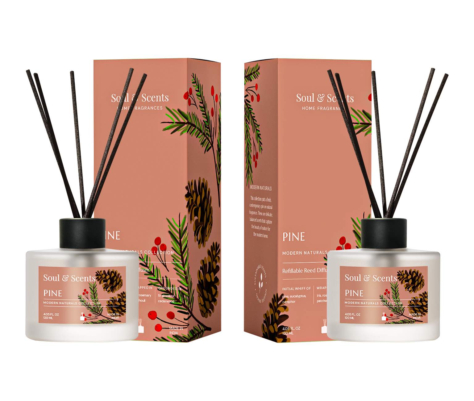 Pine Reed Diffuser Pack of 2