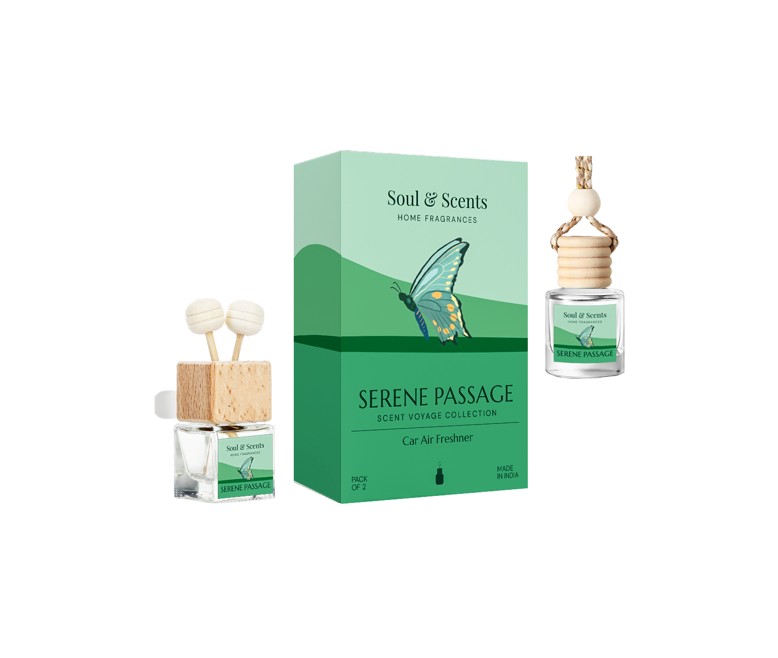 Serene Passage Car Hanging