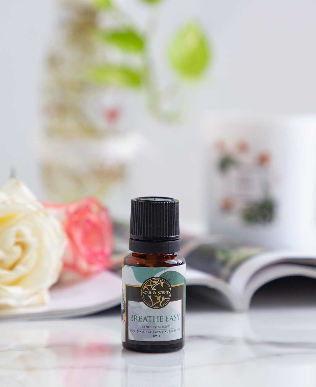 essential oil for blocked nose; breath easy
