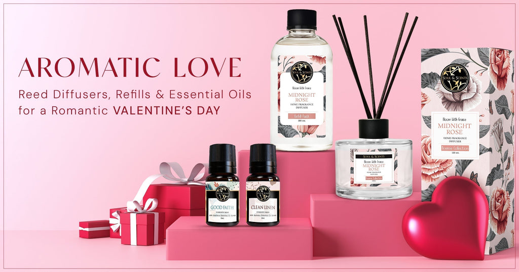 Aromatic Love: Reed Diffusers, Refills, and Essential Oils for a Romantic Valentine’s Day