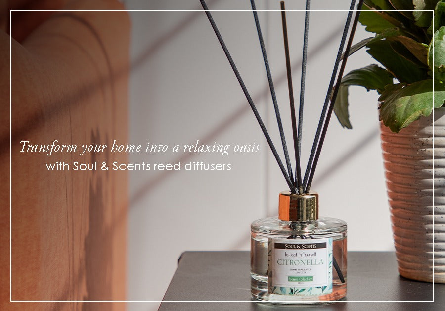 Transform Your Home into a Relaxing Oasis with Scented Reed Diffusers By Soul & Scents