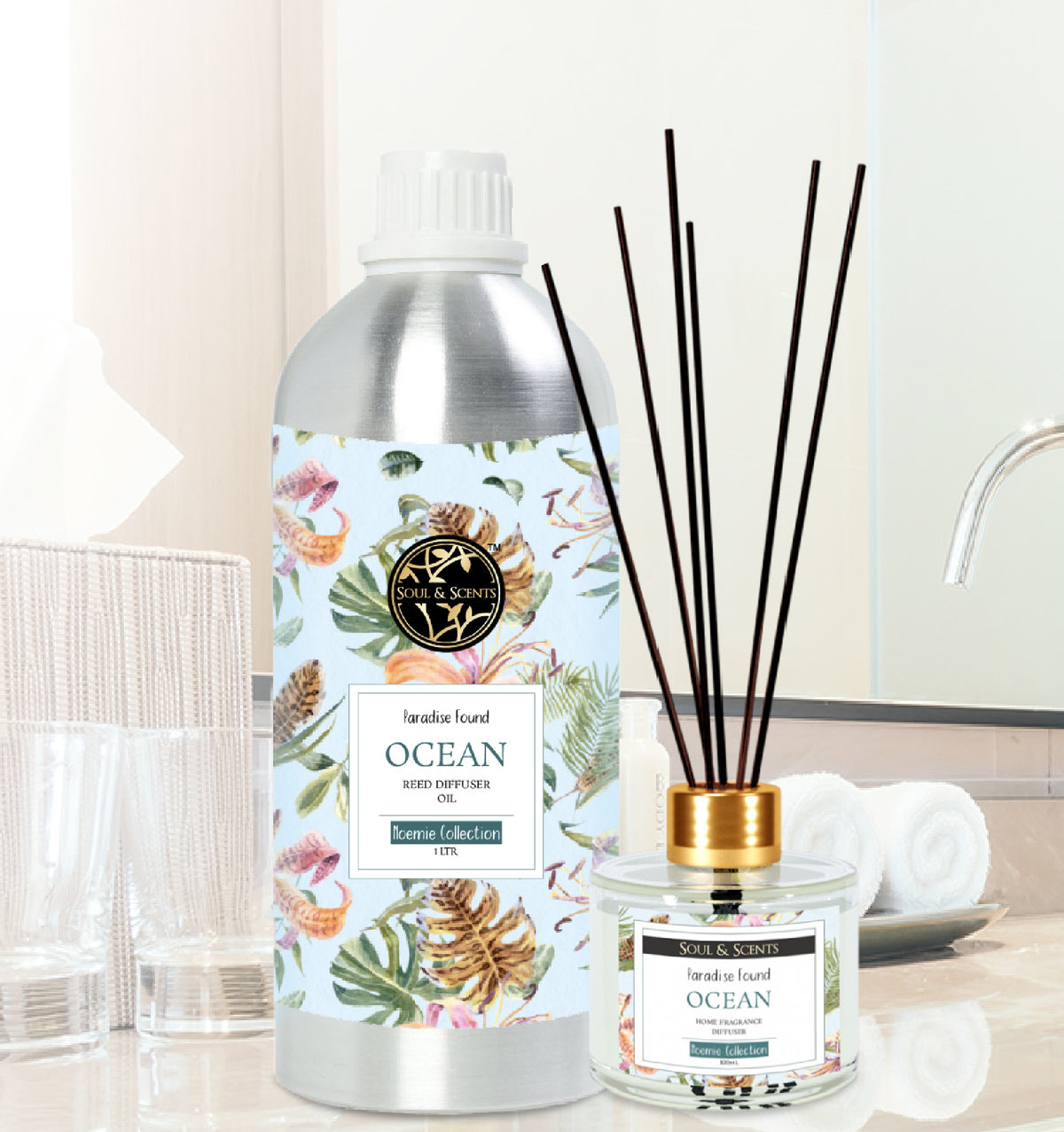 Ocean Reed Diffuser Refill - 1 Ltr