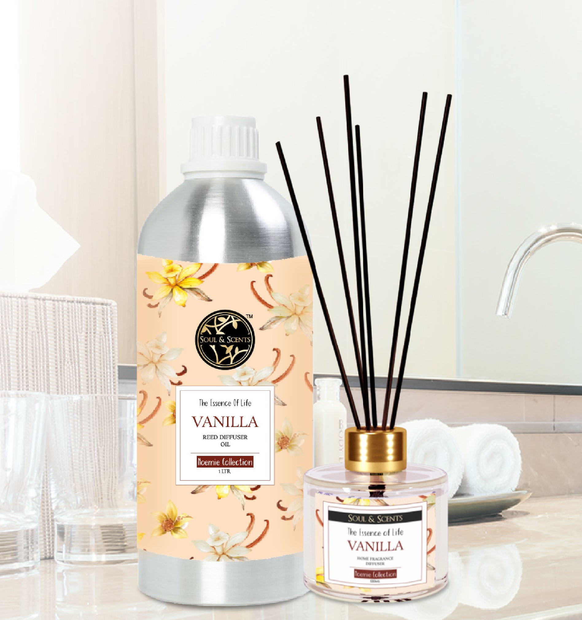Vanilla Reed Diffuser Refill 1 ltr