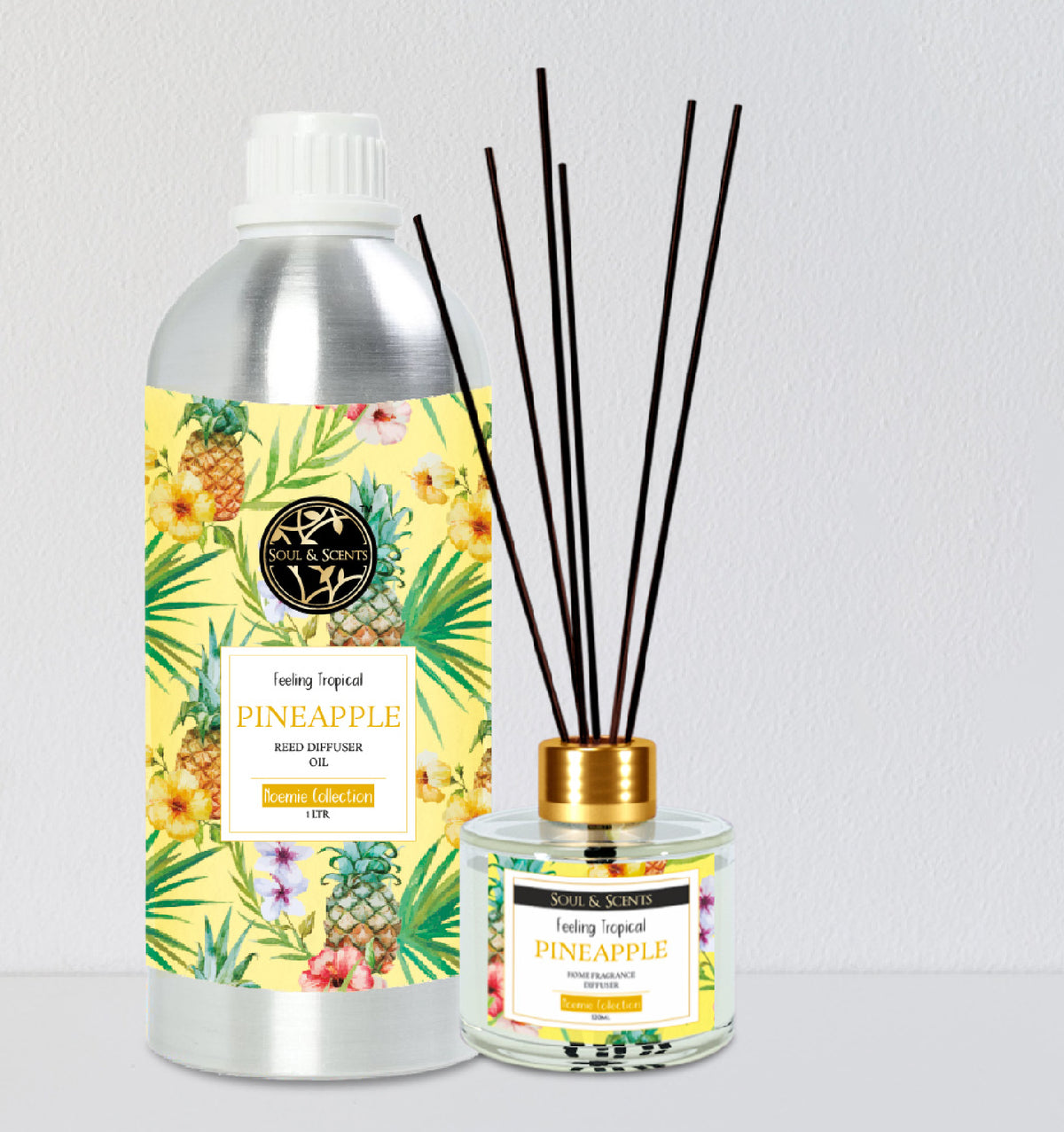 PINEAPPLE REED DIFFUSER REFILL - 1 LTR