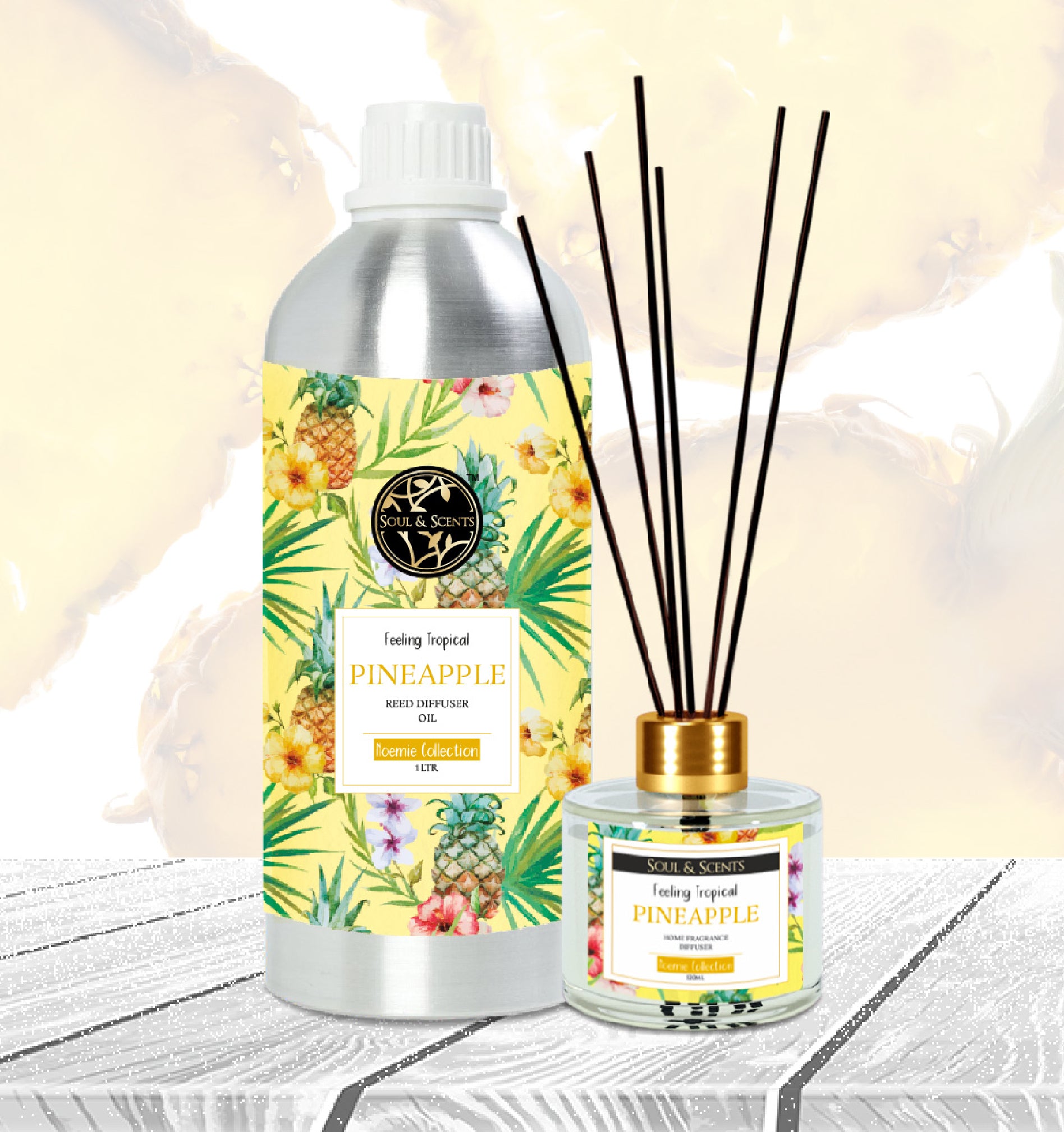 Pineapple Reed Diffuser Refill 1 ltr