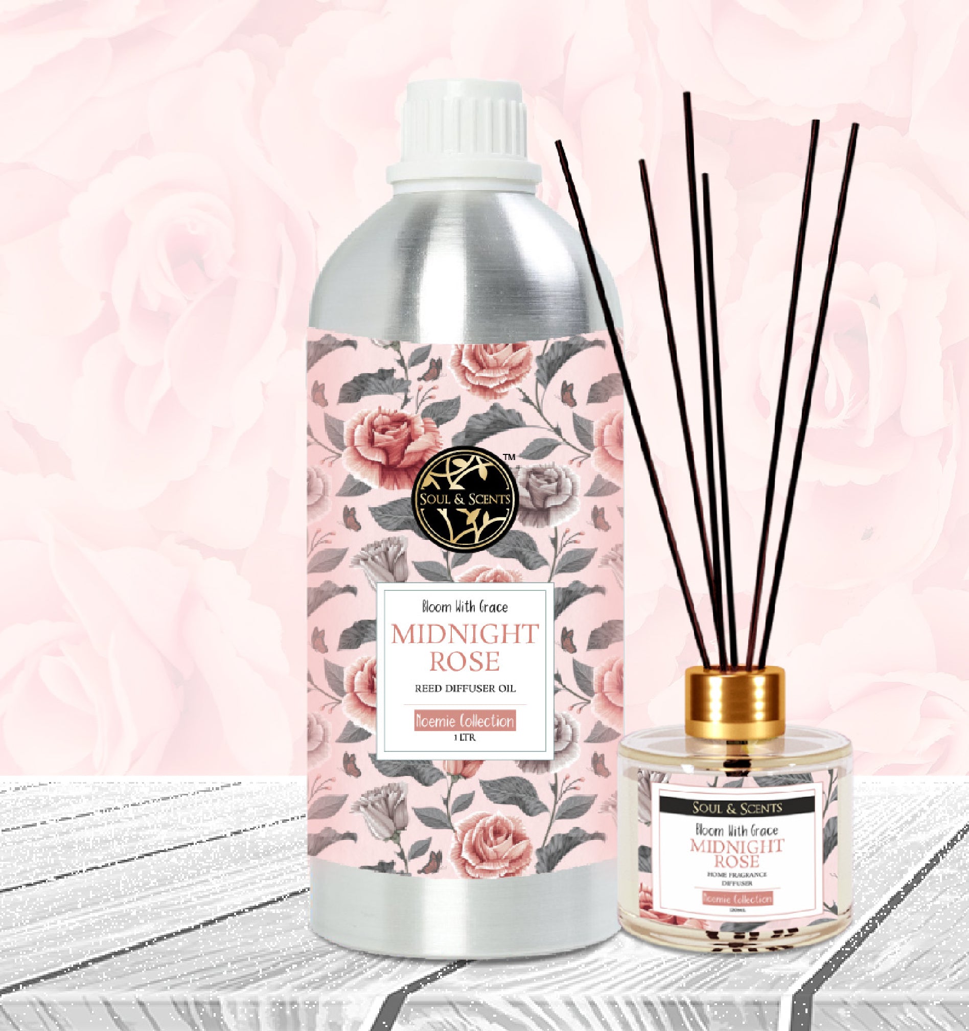 Midnight  Rose  Reed Diffuser Refill 1 ltr