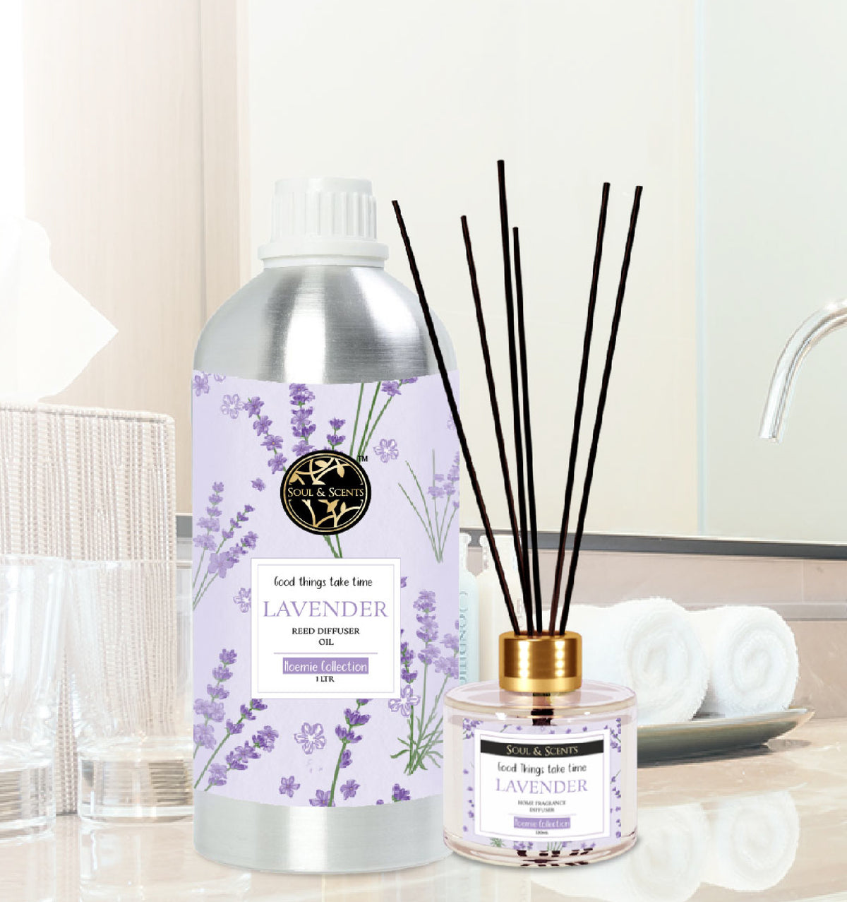 LAVENDER REED DIFFUSER REFILL - 1 LTR