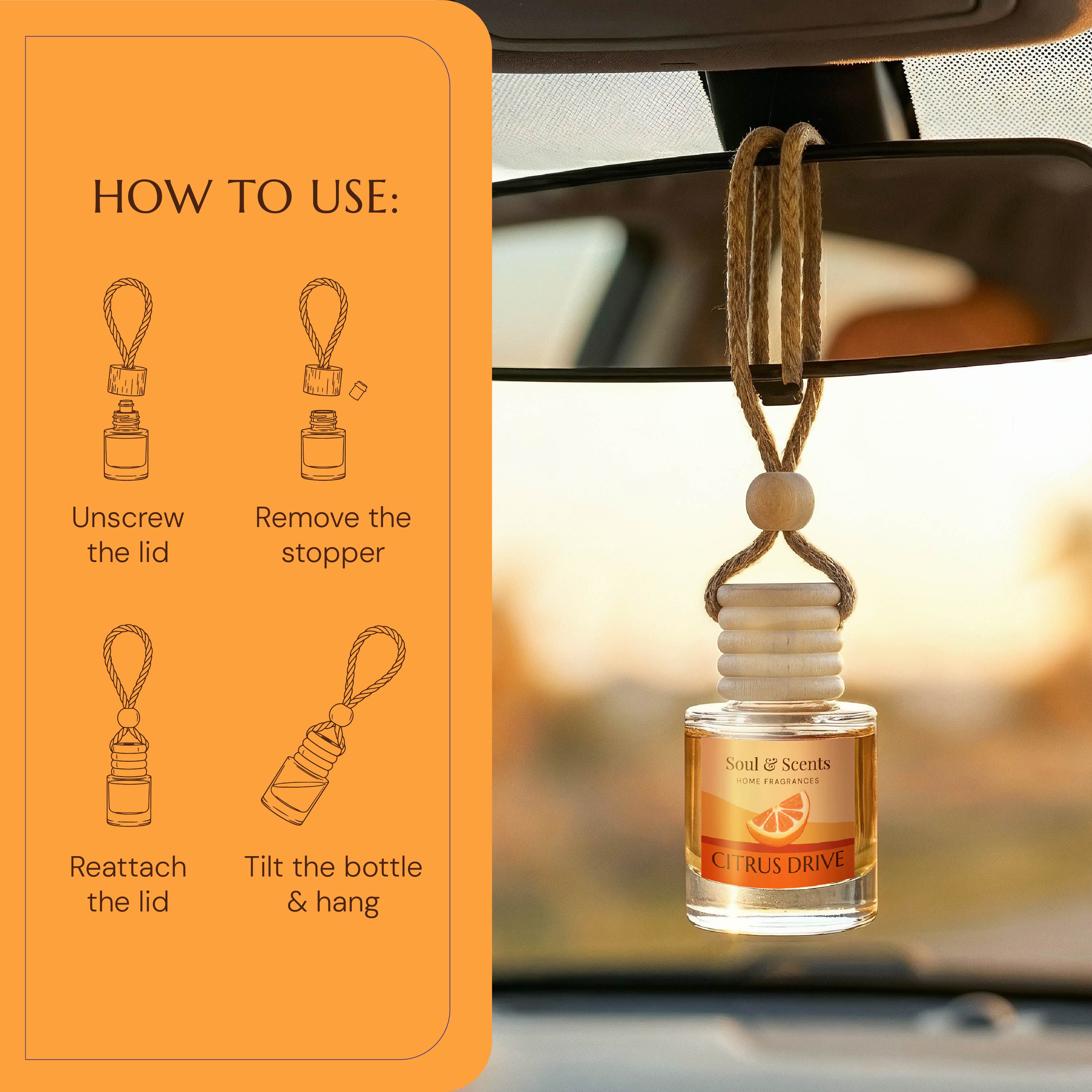 Citrus Drive Car Hanging
