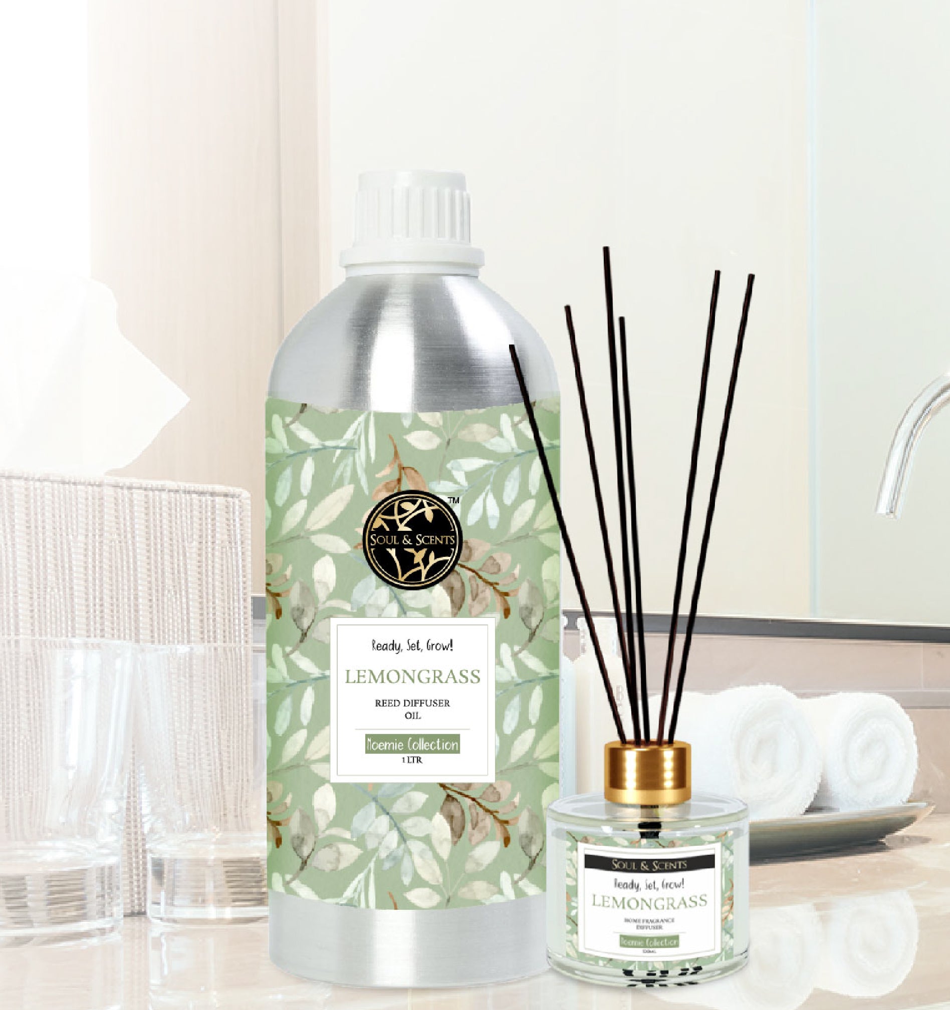 Lemongrass Reed Diffuser Refill 1 ltr