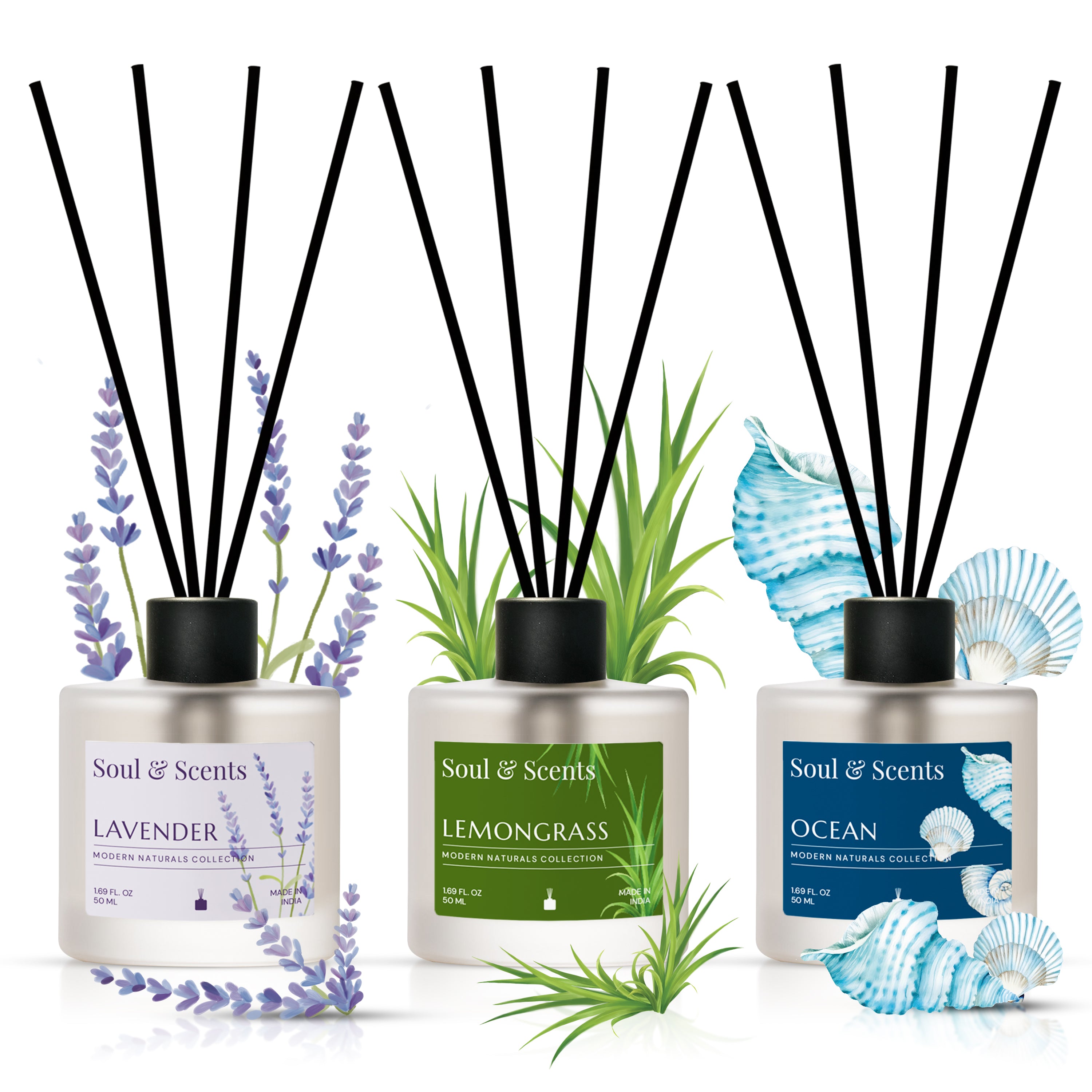 Lavender,Lemongrass and Mahogany 50 ml