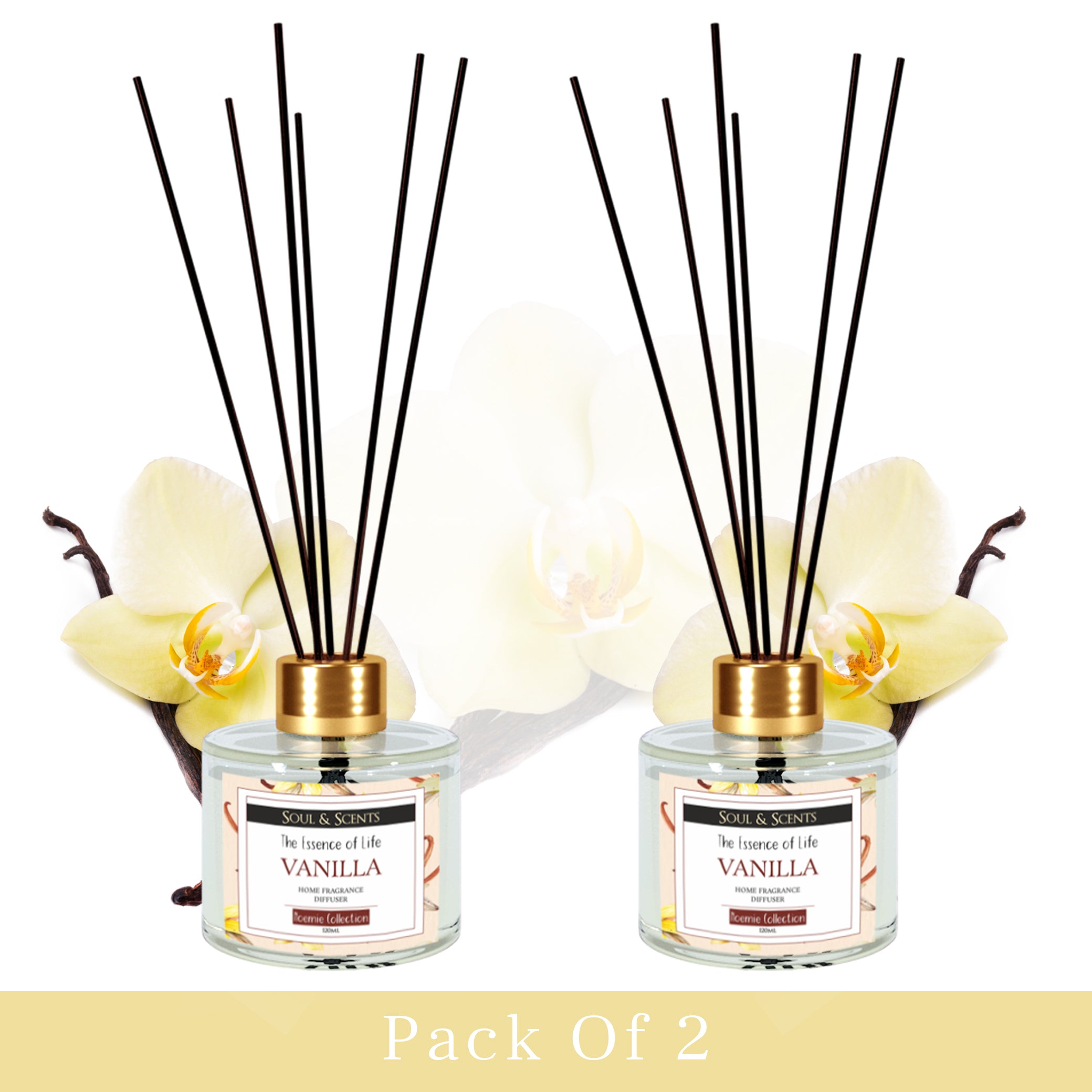 Vanilla Reed Diffuser 120 ml Pack of 2