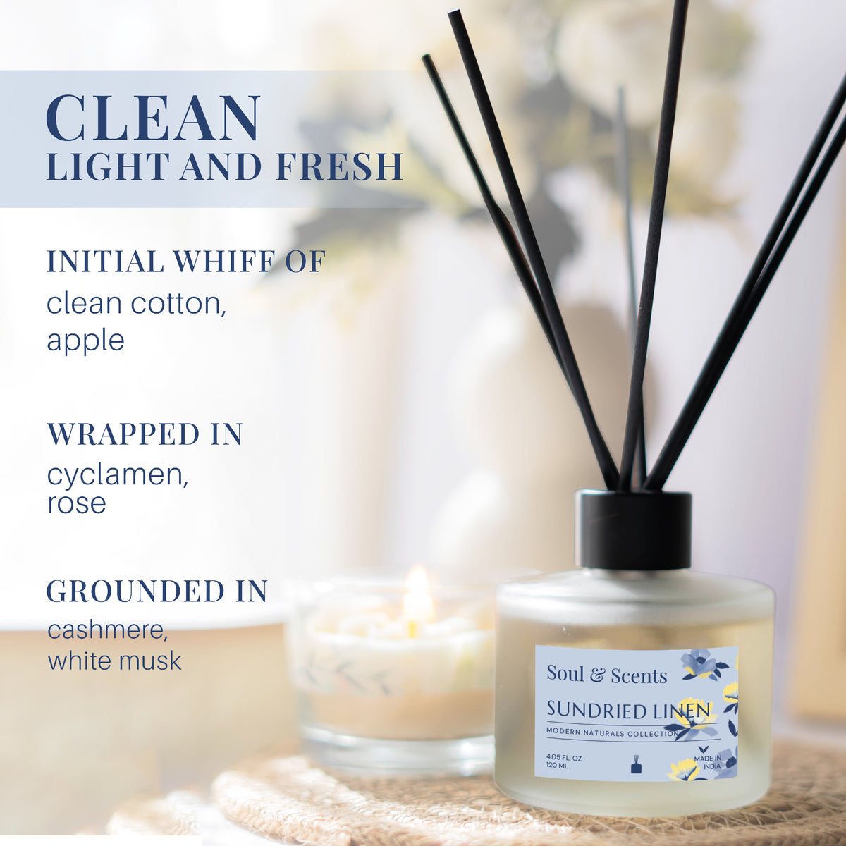 Sundried Linen Reed Diffuser