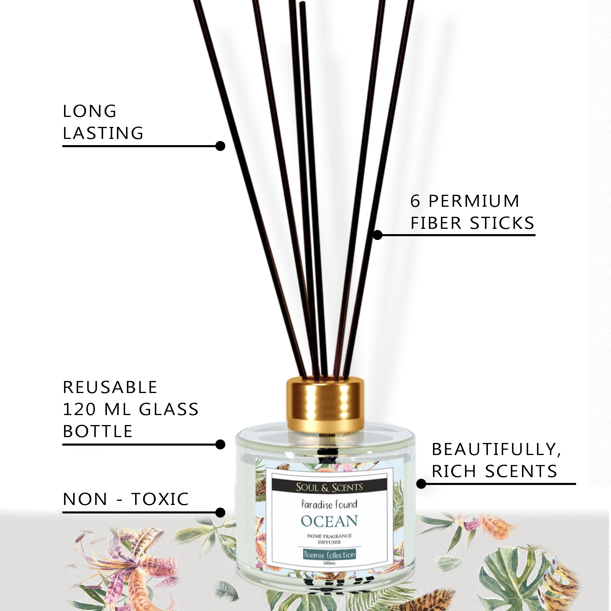 Ocean Reed Diffuser 120 ml Pack of 2