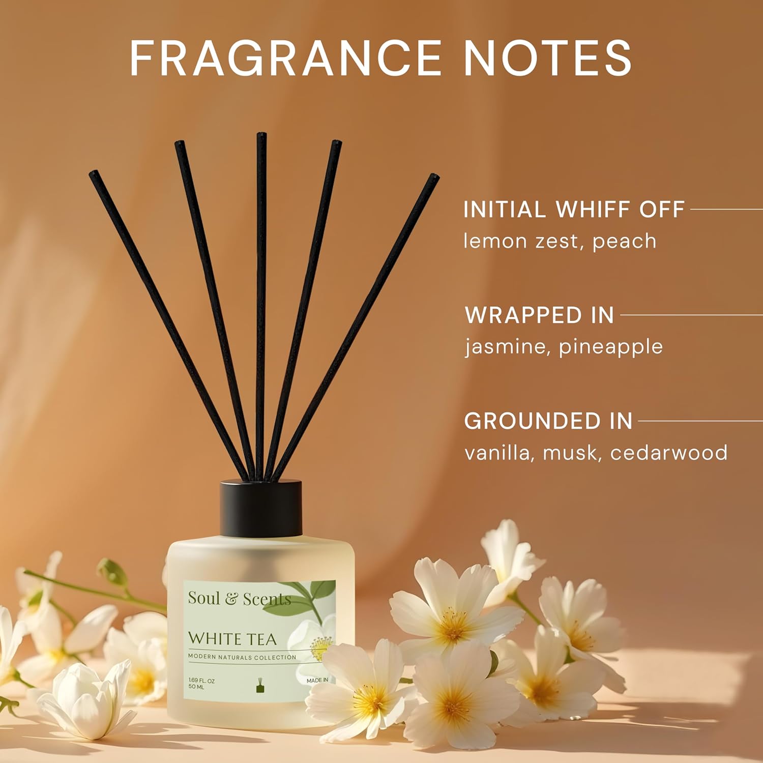 White Tea Reed Diffuser 50 ml