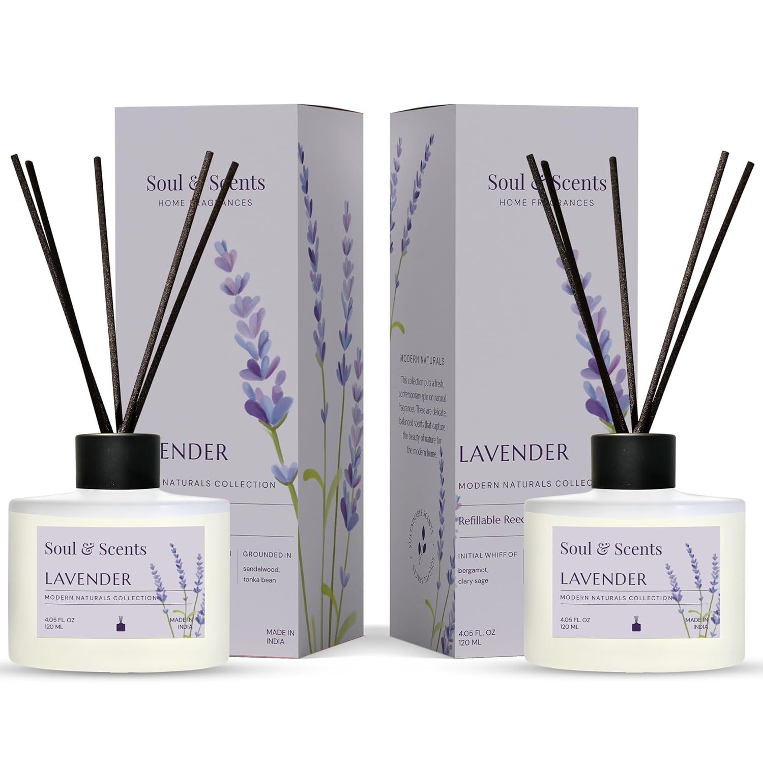 Lavender Reed Diffuser 120 ml Pack of 2