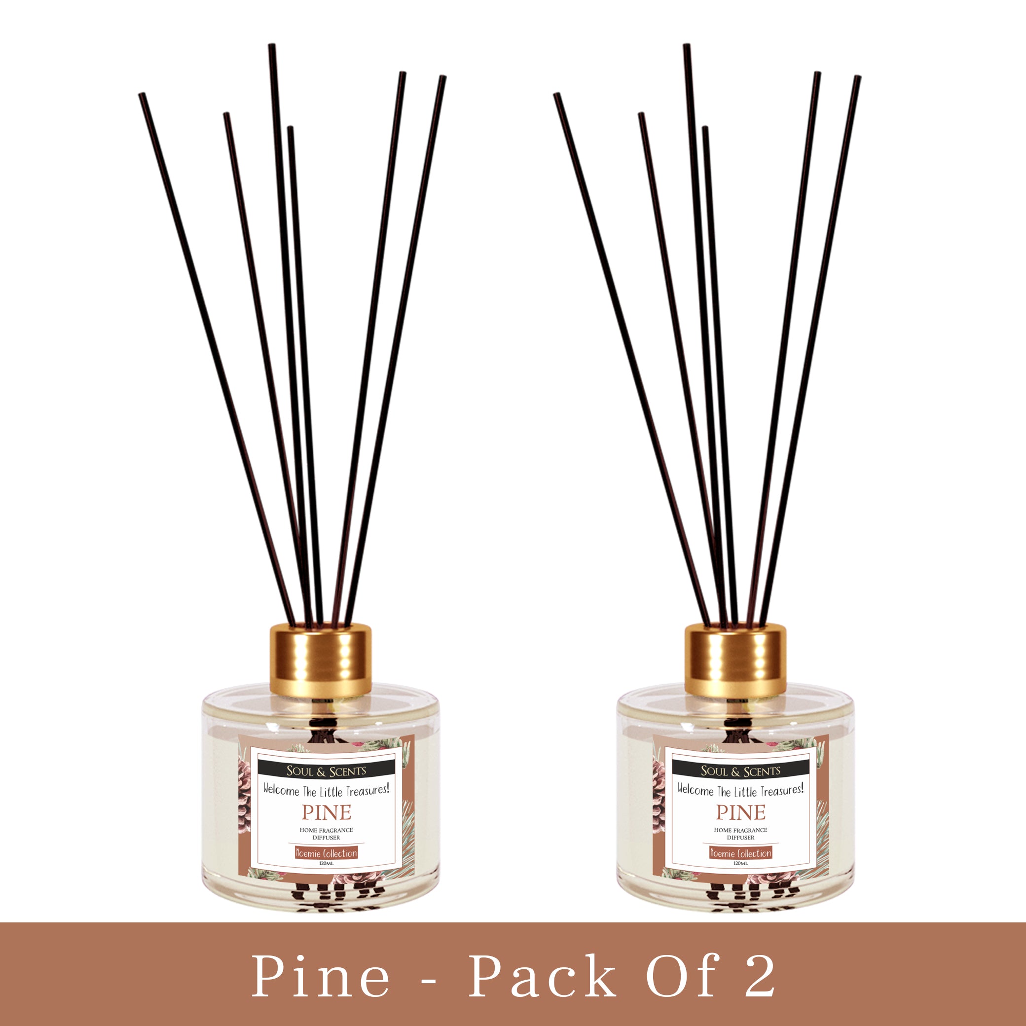 Pine Reed Diffuser 120 ml Pack of 2