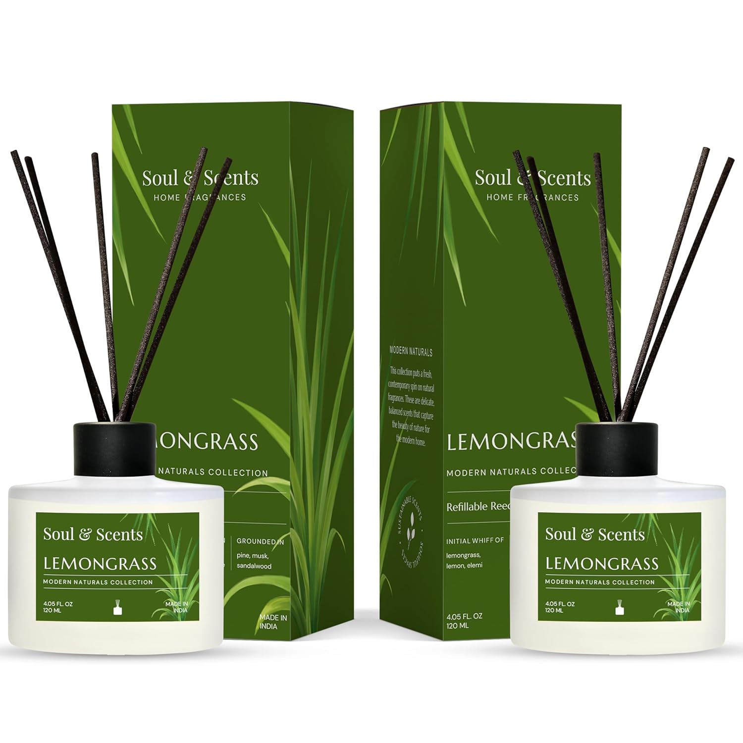 Lemongrass Reed Diffuser 120 ml Pack of 2