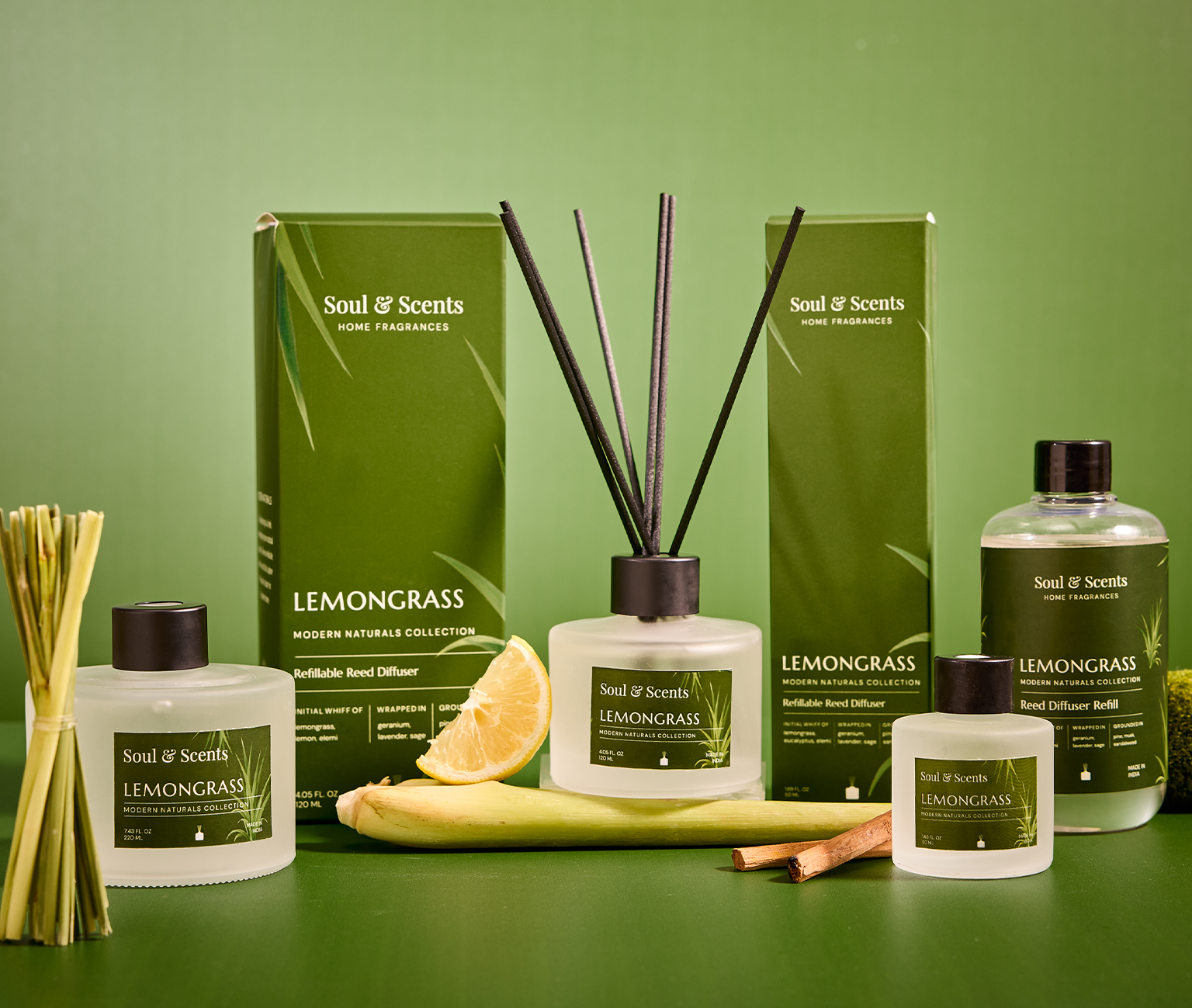 Lemongrass Reed Diffuser 120 ml