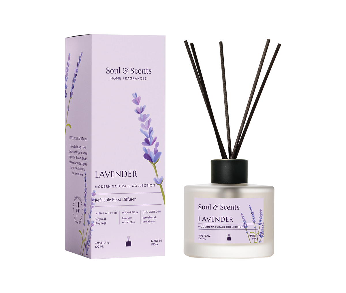 Lavender Reed Diffuser | Relaxing Scent for Sleep & Calm Spaces