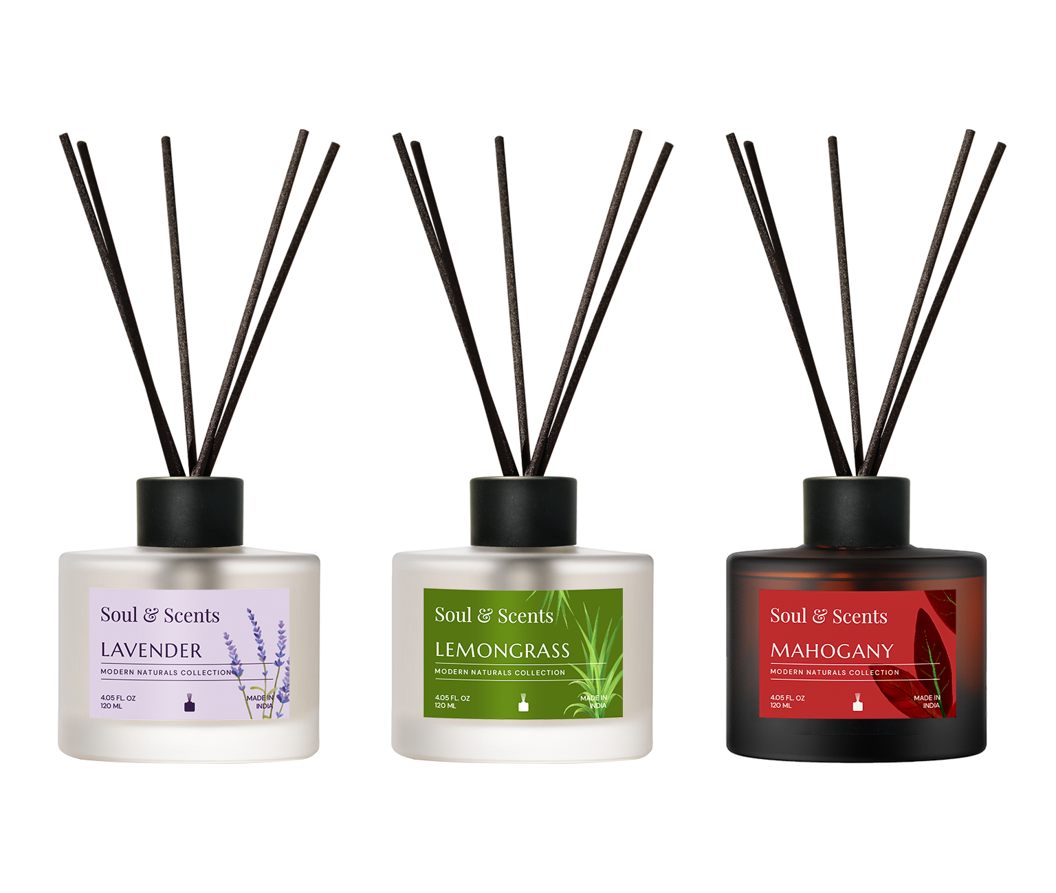 Lavender + Lemongrass + Mahogany 120 ml