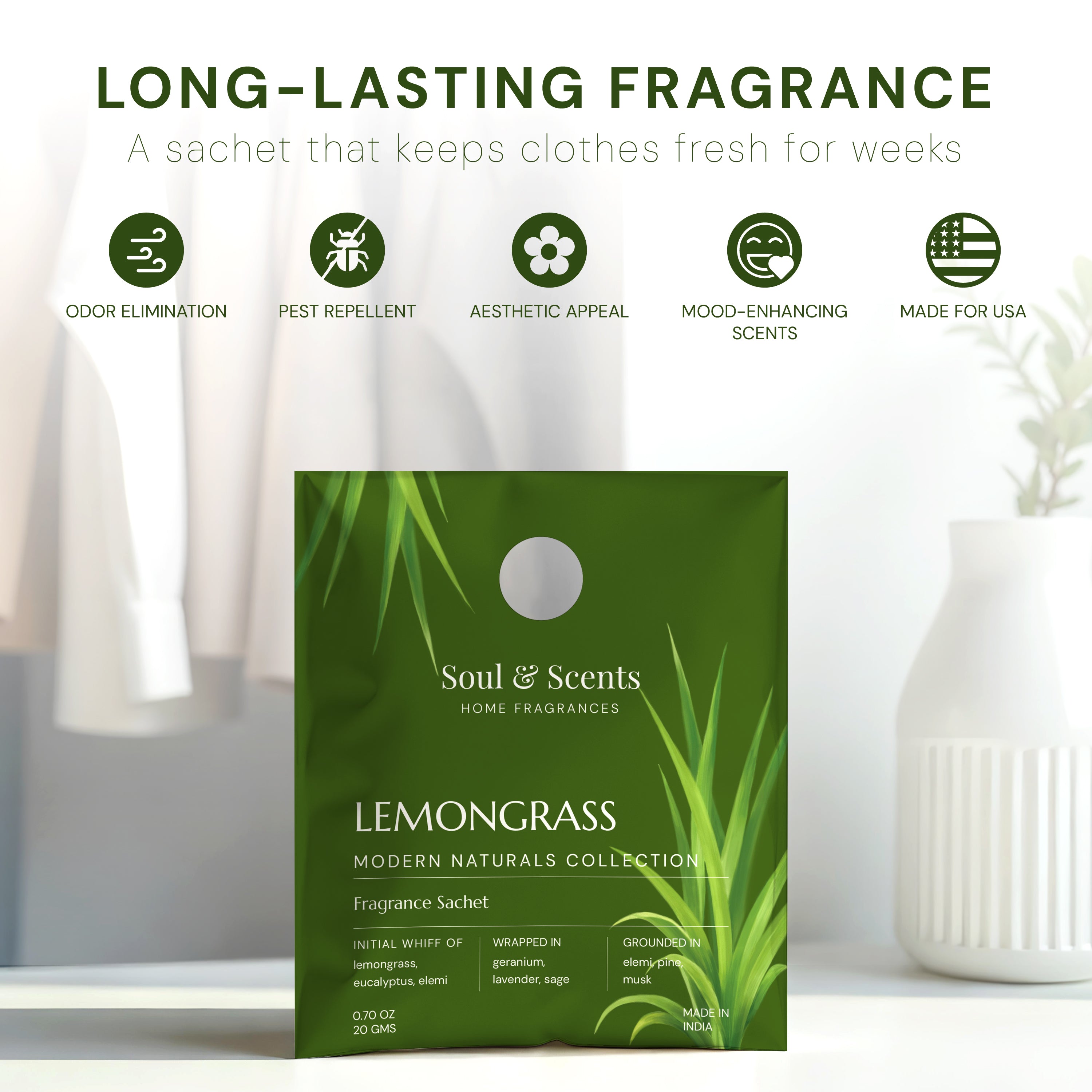 Lemongrass Fragrance Sachet