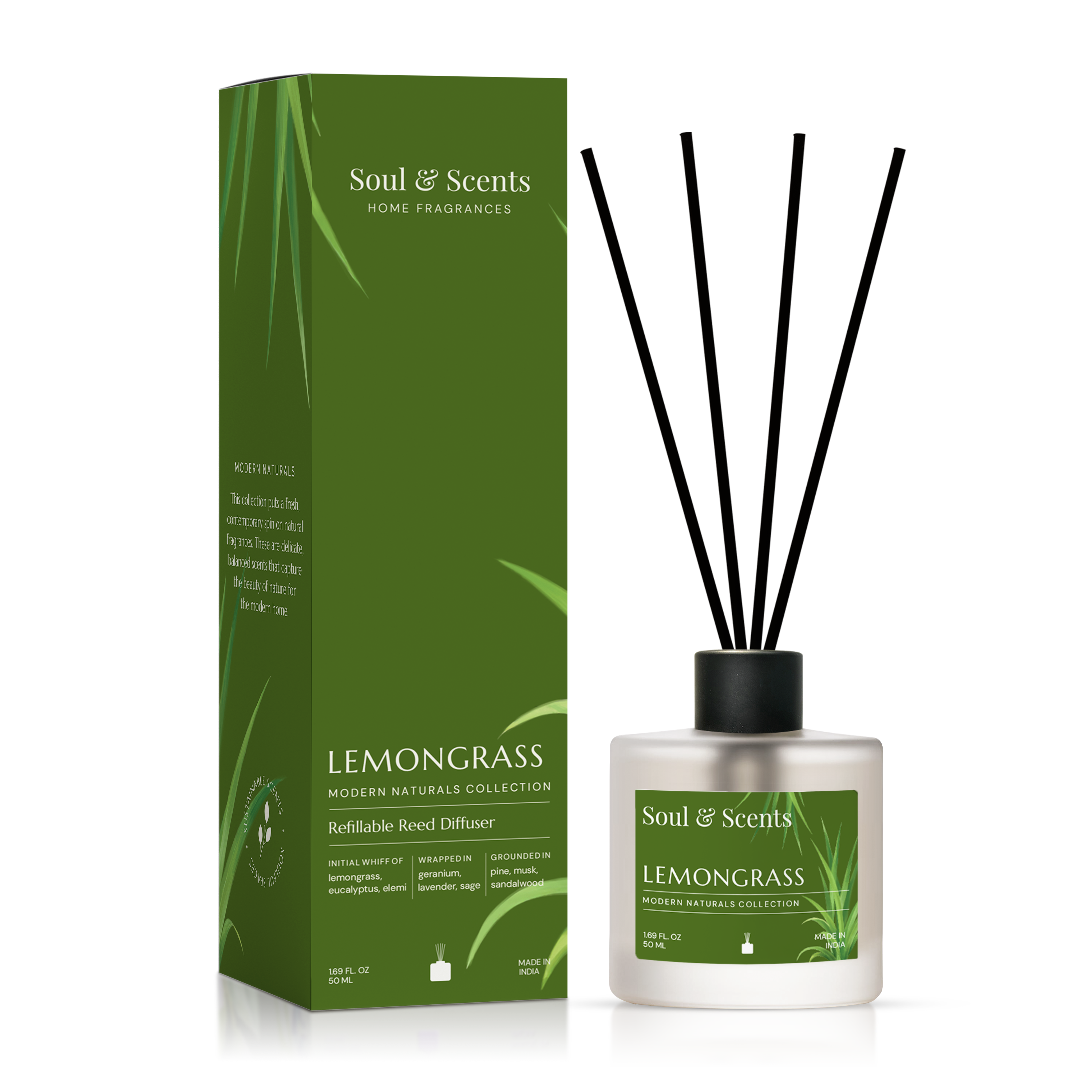 Lemongrass Reed Diffuser 50 ml