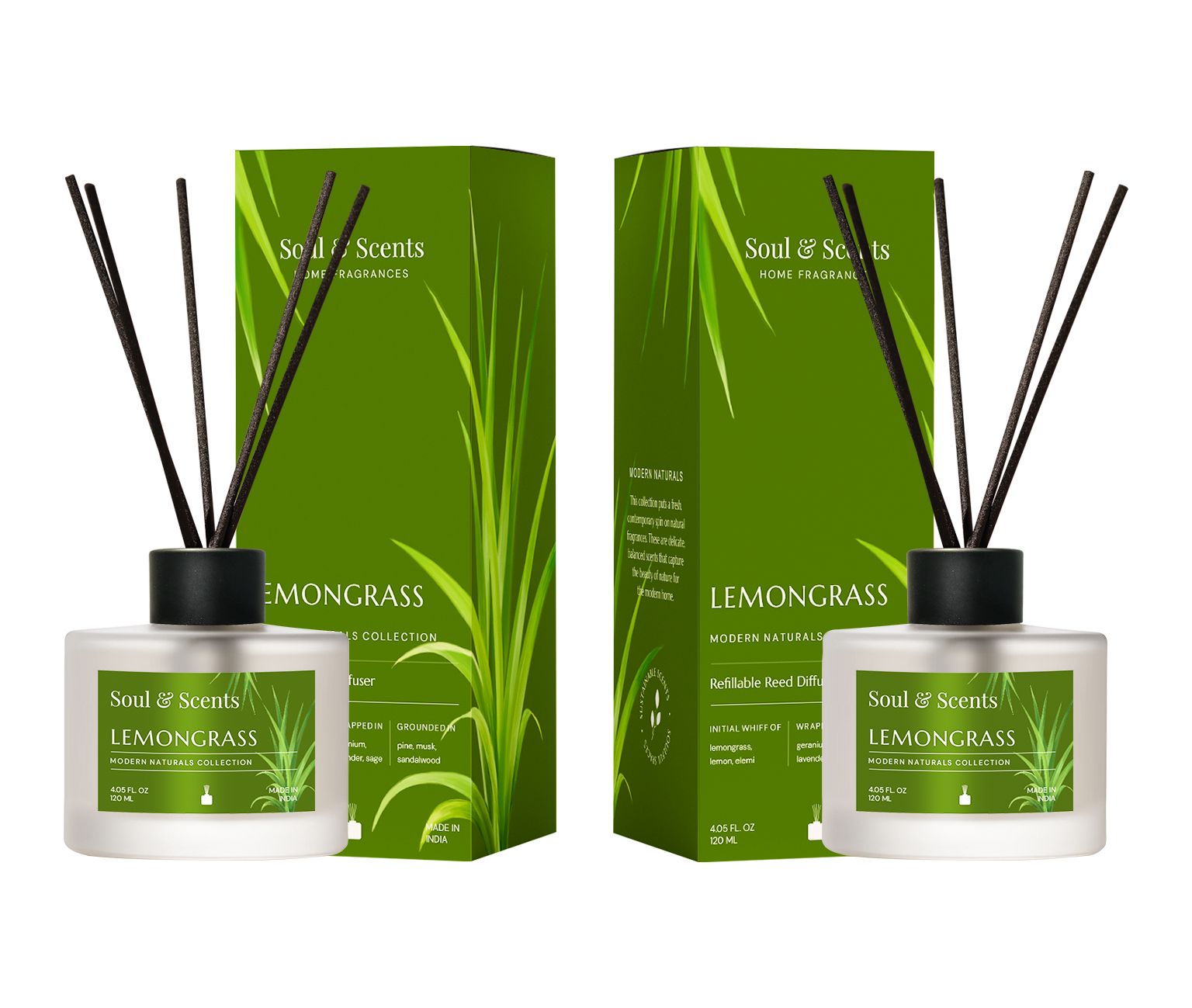 Lemongrass Reed Diffuser 120 ml