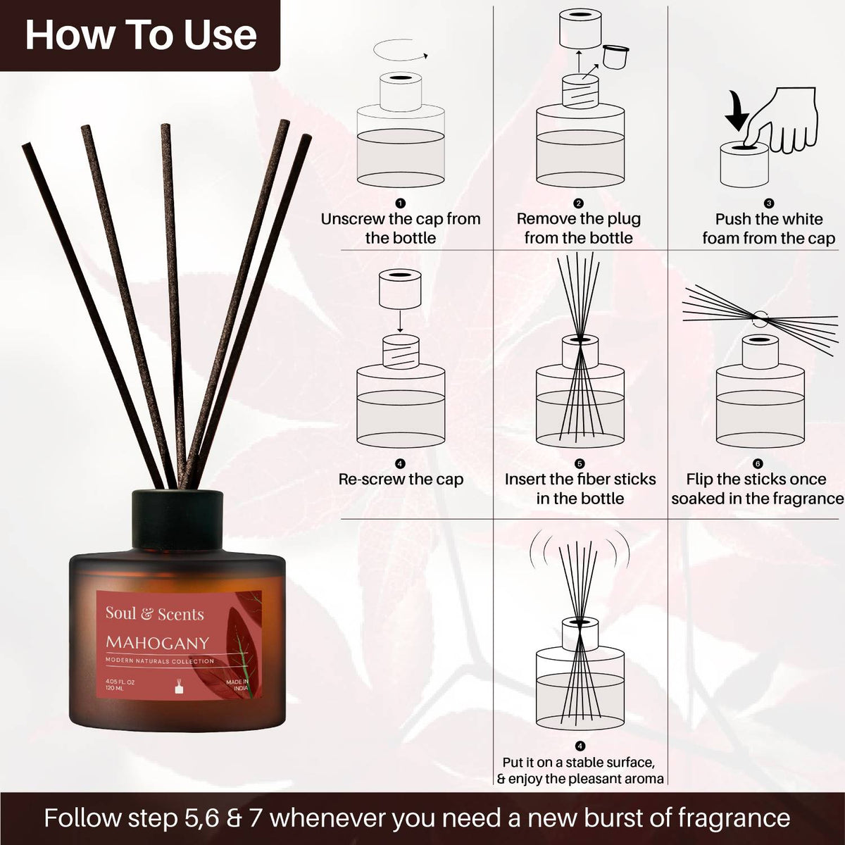 MAHOGANY REED DIFFUSER