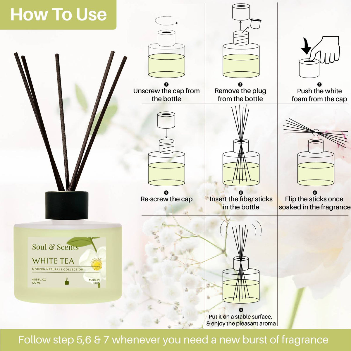 WHITE TEA REED DIFFUSER