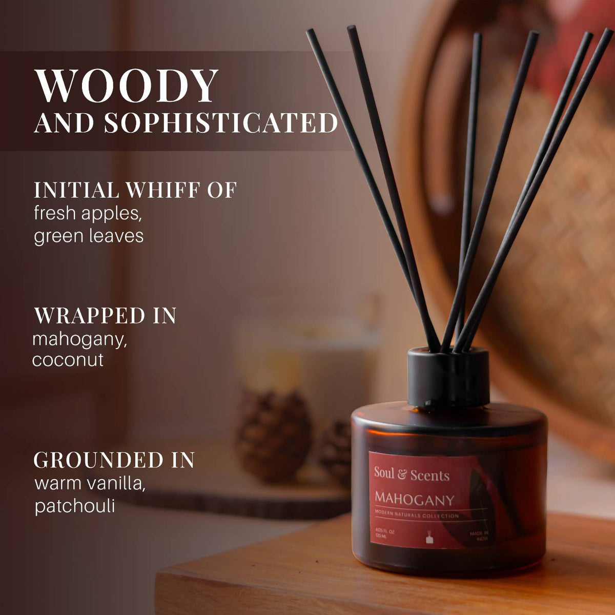 MAHOGANY REED DIFFUSER