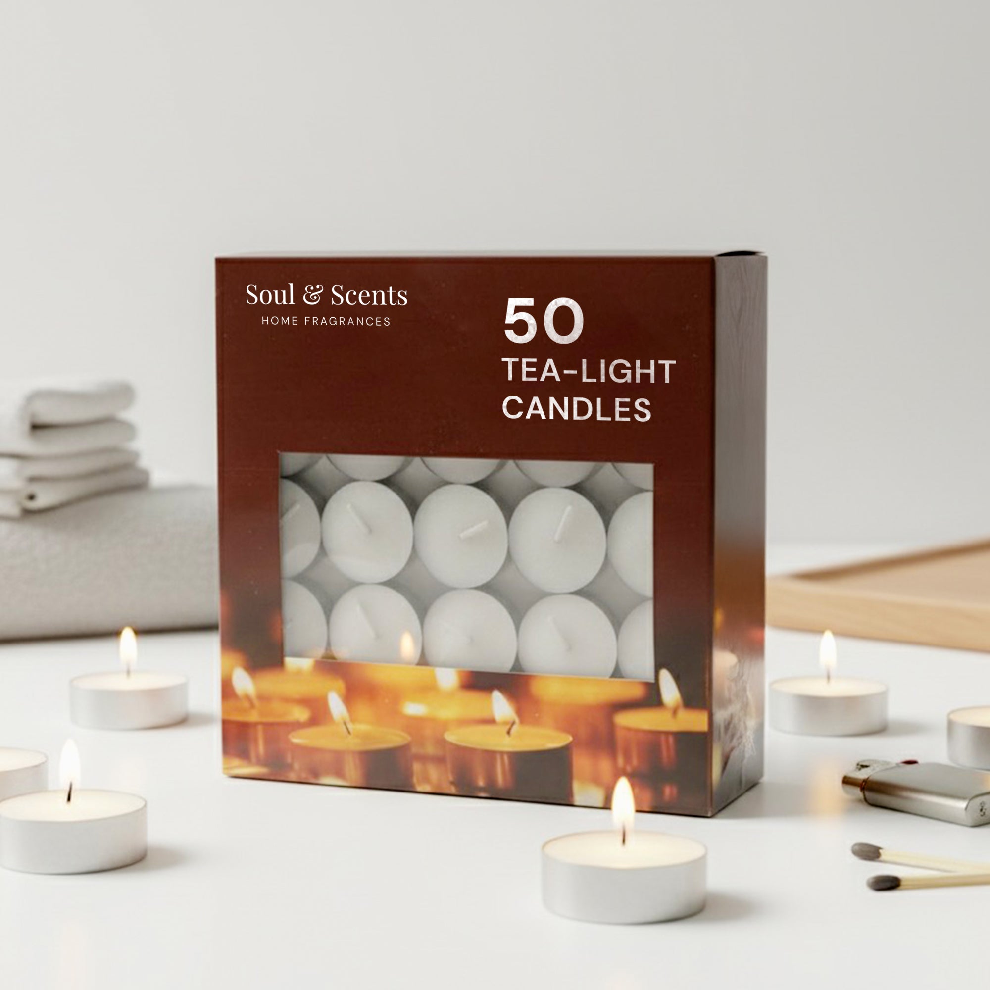 50 Tealight Candles