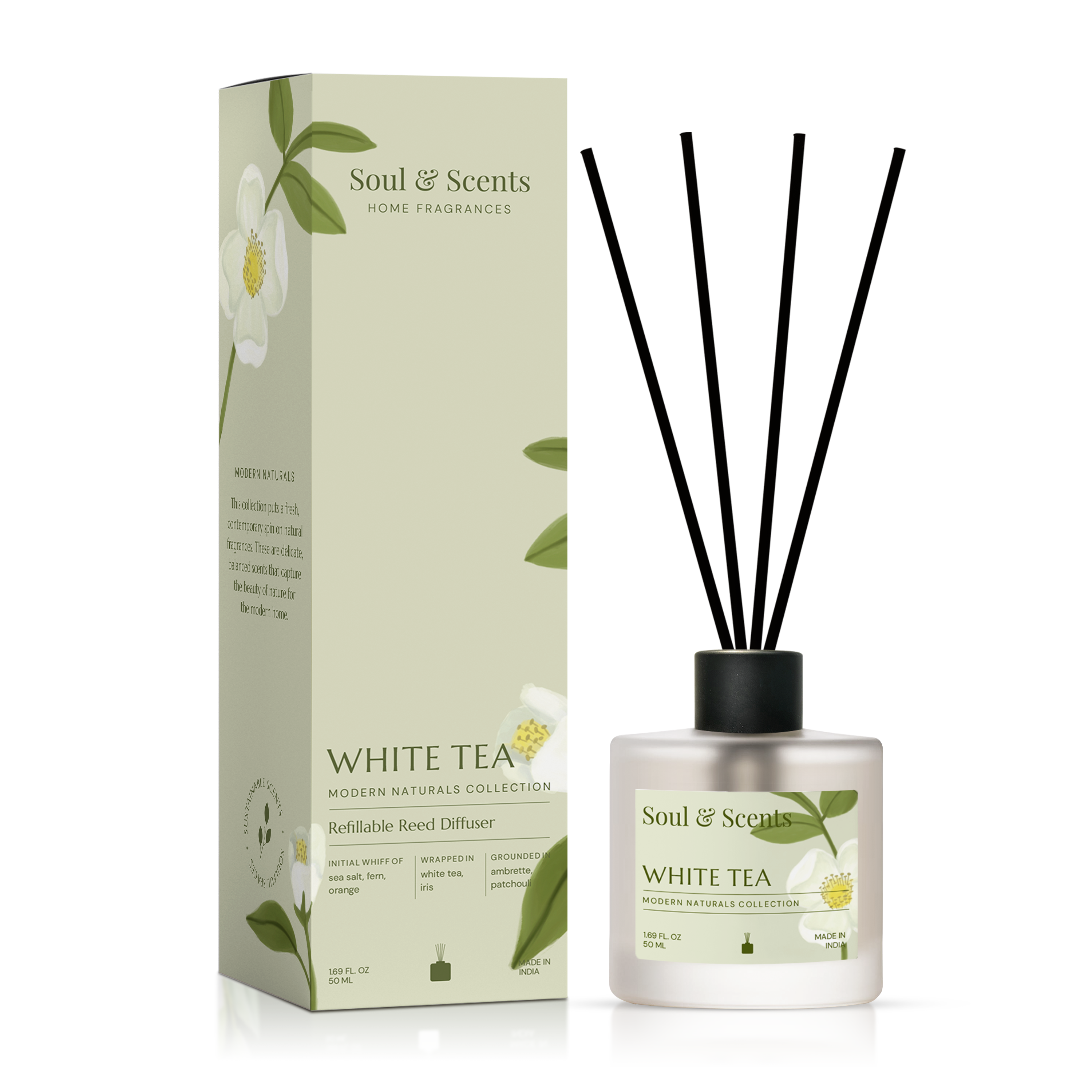 White Tea Reed Diffuser 50 ml